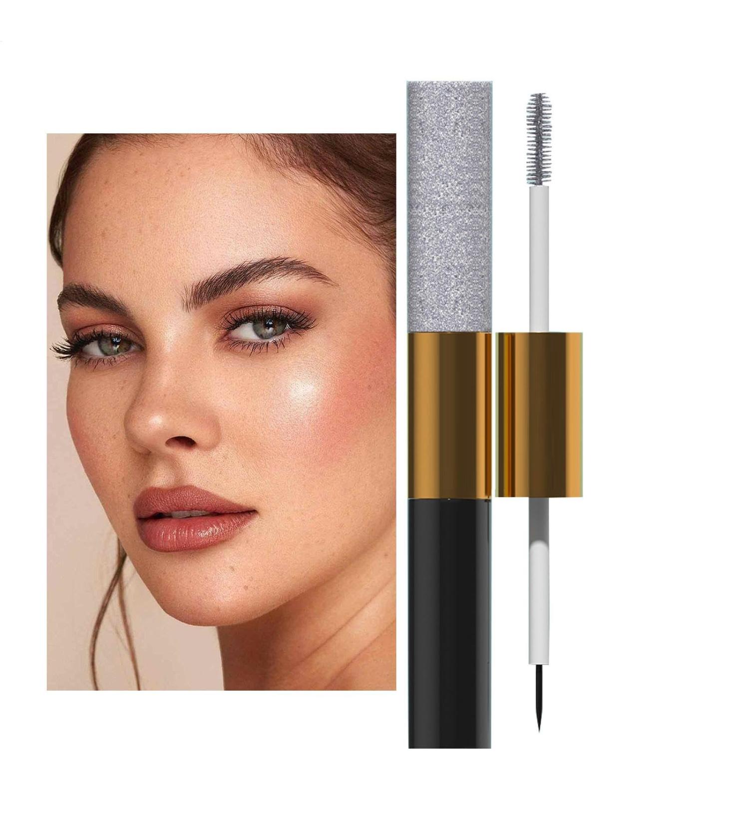 Sparkly Mascara for eyelashes Glitter Lash Mascara Glitter eye makeup for eyelashes and eyebrowsSmudgeproof eyelashes makeup mascara eyeliner for home dorm travel school - Buy Online on GoSupps.com