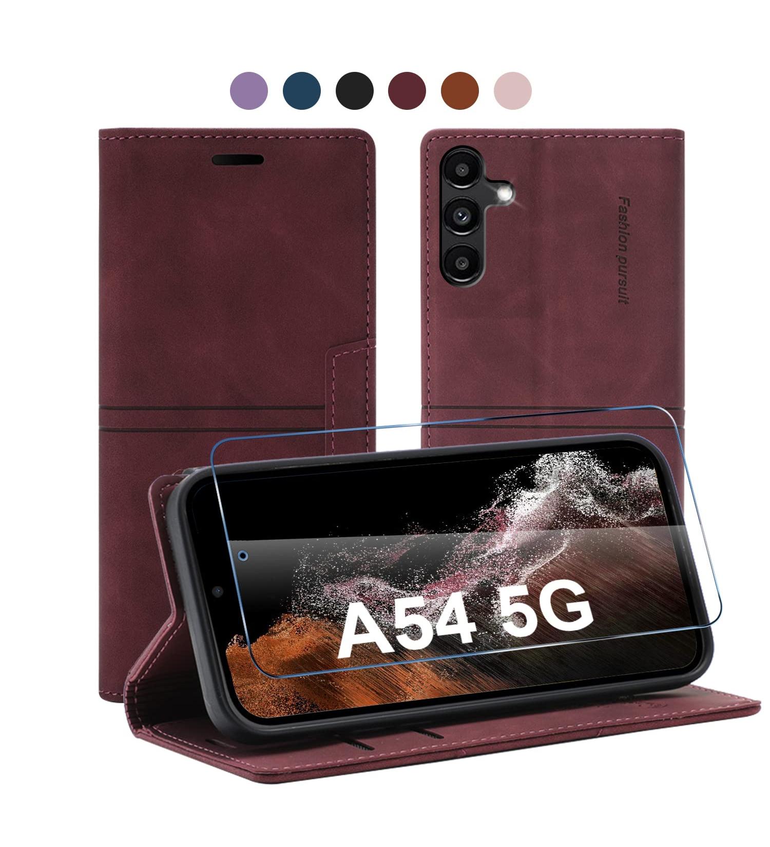 13peas Leather Case for Samsung Galaxy A54 5G (Wine Red) - Buy Online on GoSupps.com