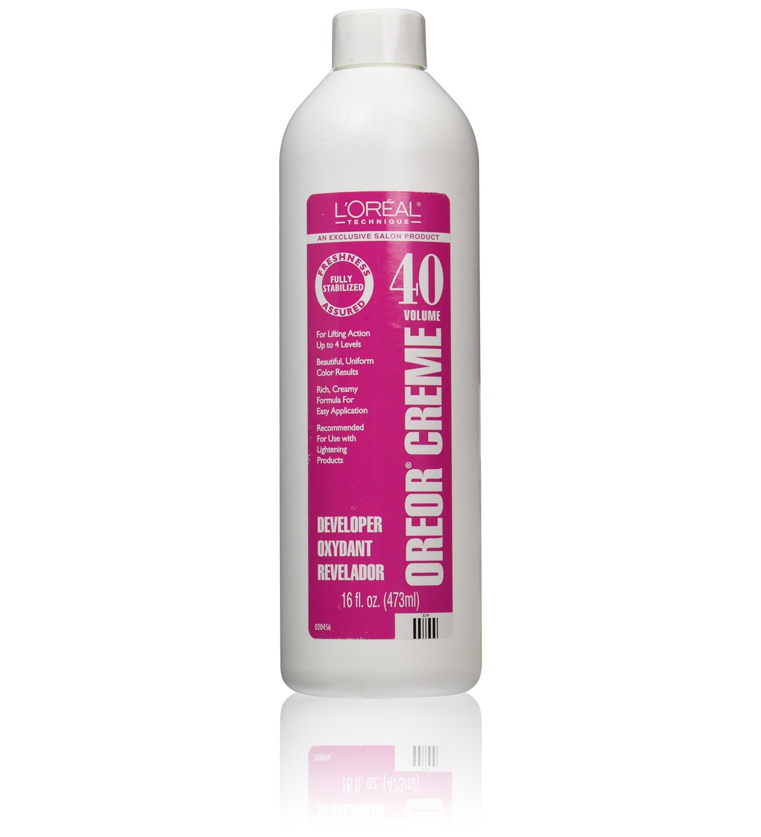 L'Oreal Paris Oreor Creme 40 Volume Developer, 16 Fl Oz