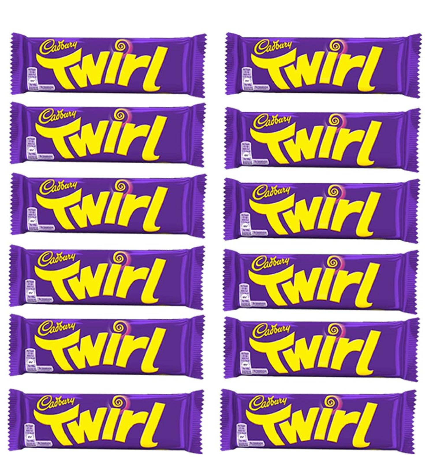 Cadbury CADBURY 'S Twirl Set of 12 chocolate bars 43 g