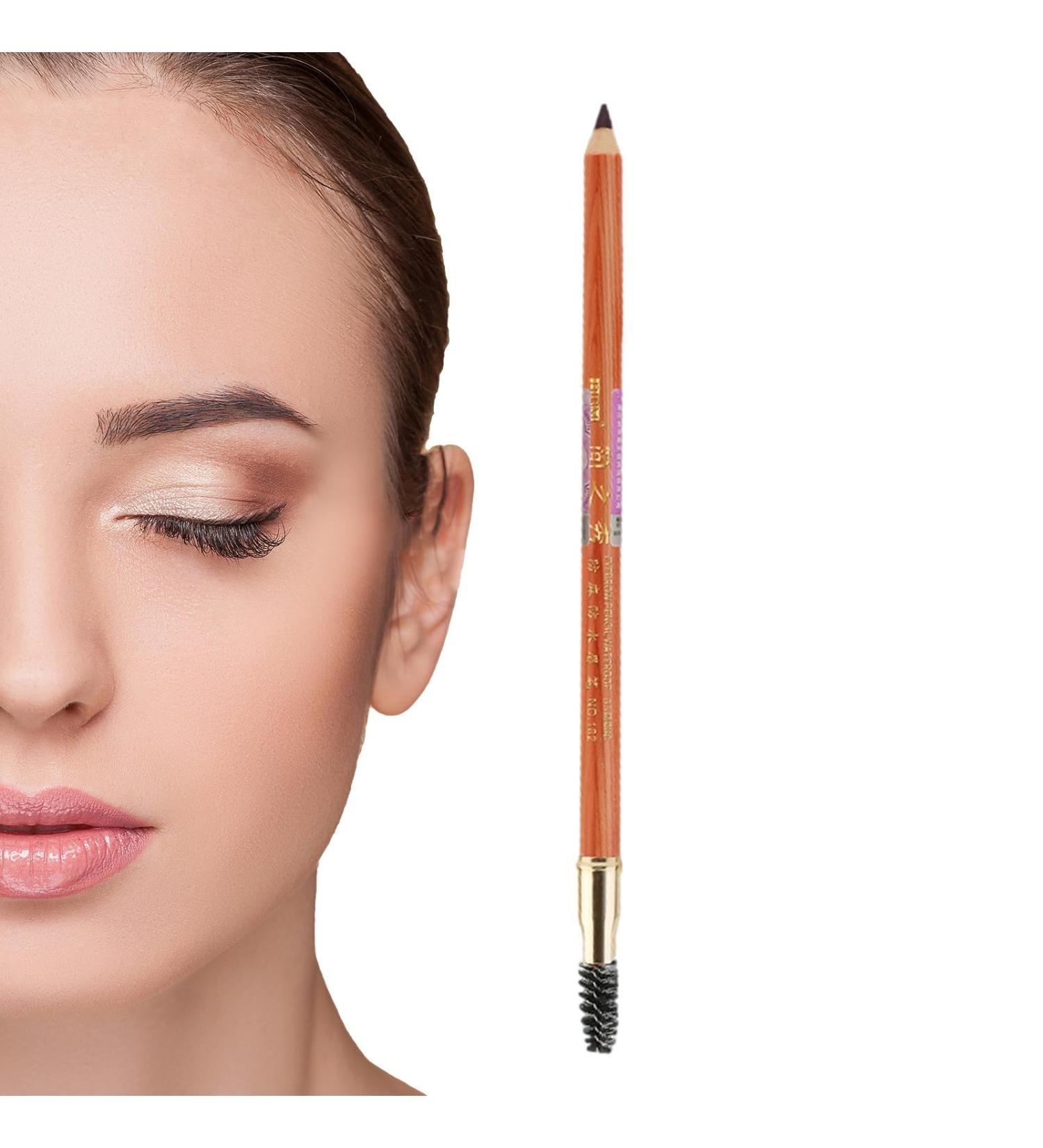 Eyebrow Pen Double Ended Eyebrow Pen Pencil Smudgeproof Long Lasting Eye Brown Makeup Makeup Brow Stylist Definer for Women and Girls Fovolat Milk Coffee - Buy Online on GoSupps.com