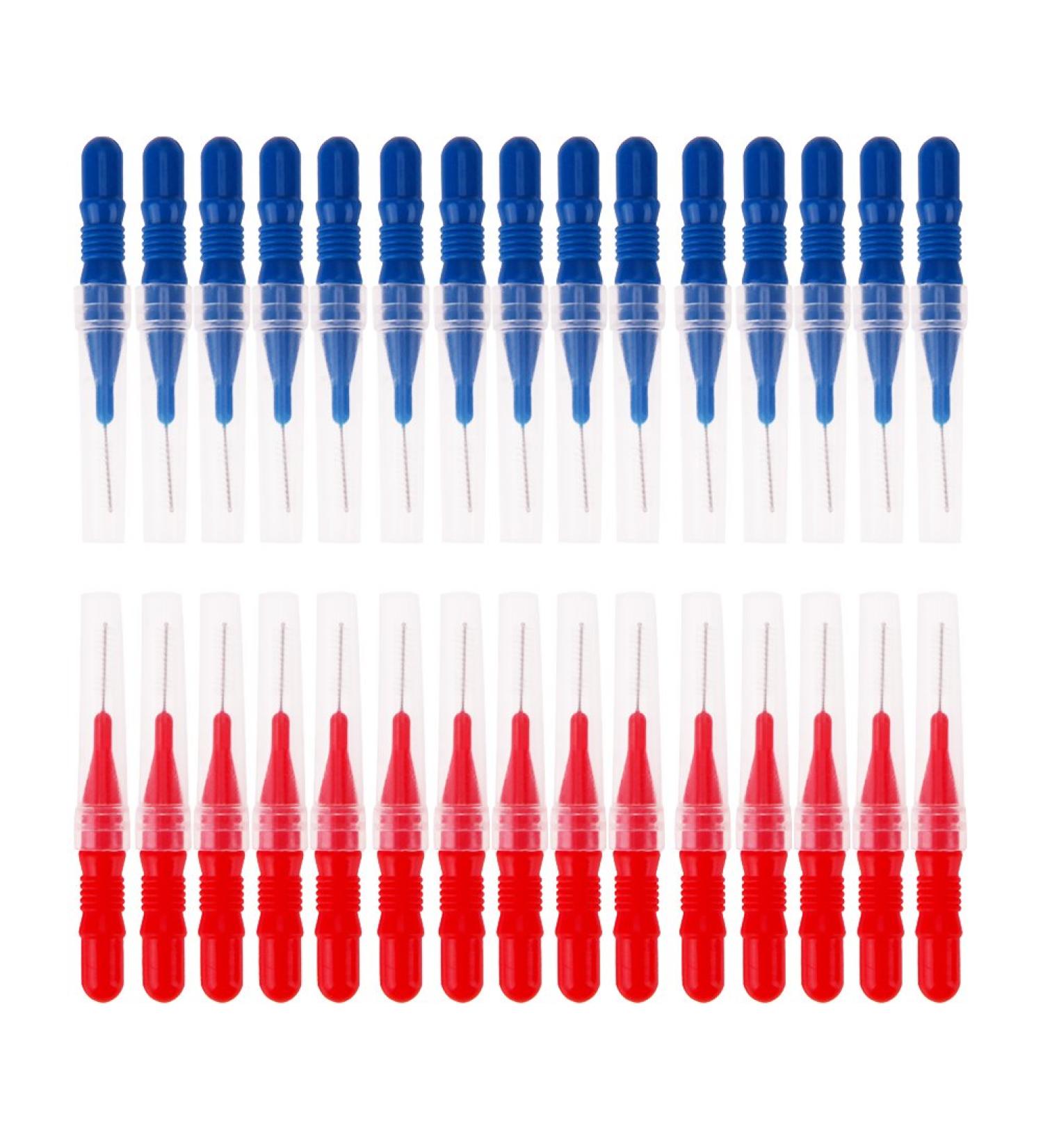 Wangqi Angle Interdental Brushes - Original Extra Soft (30 pcs) | Premium Dental Hygiene & Mouth Cleaning - Buy Online on GoSupps.com