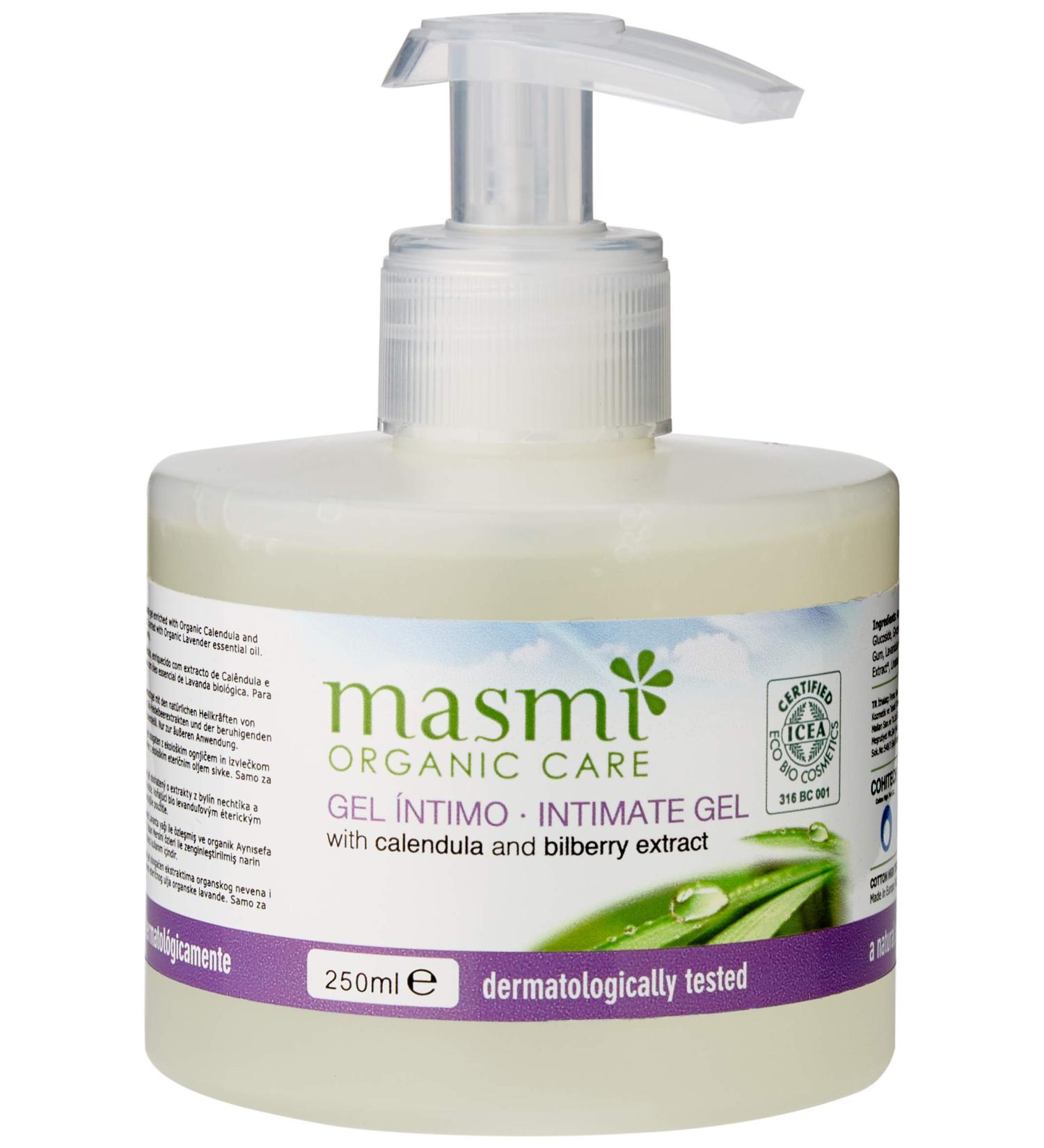  Masmi MASMI NATURAL COTTON Organic Intimate Cleansing Gel 250ml - Buy Online on GoSupps.com