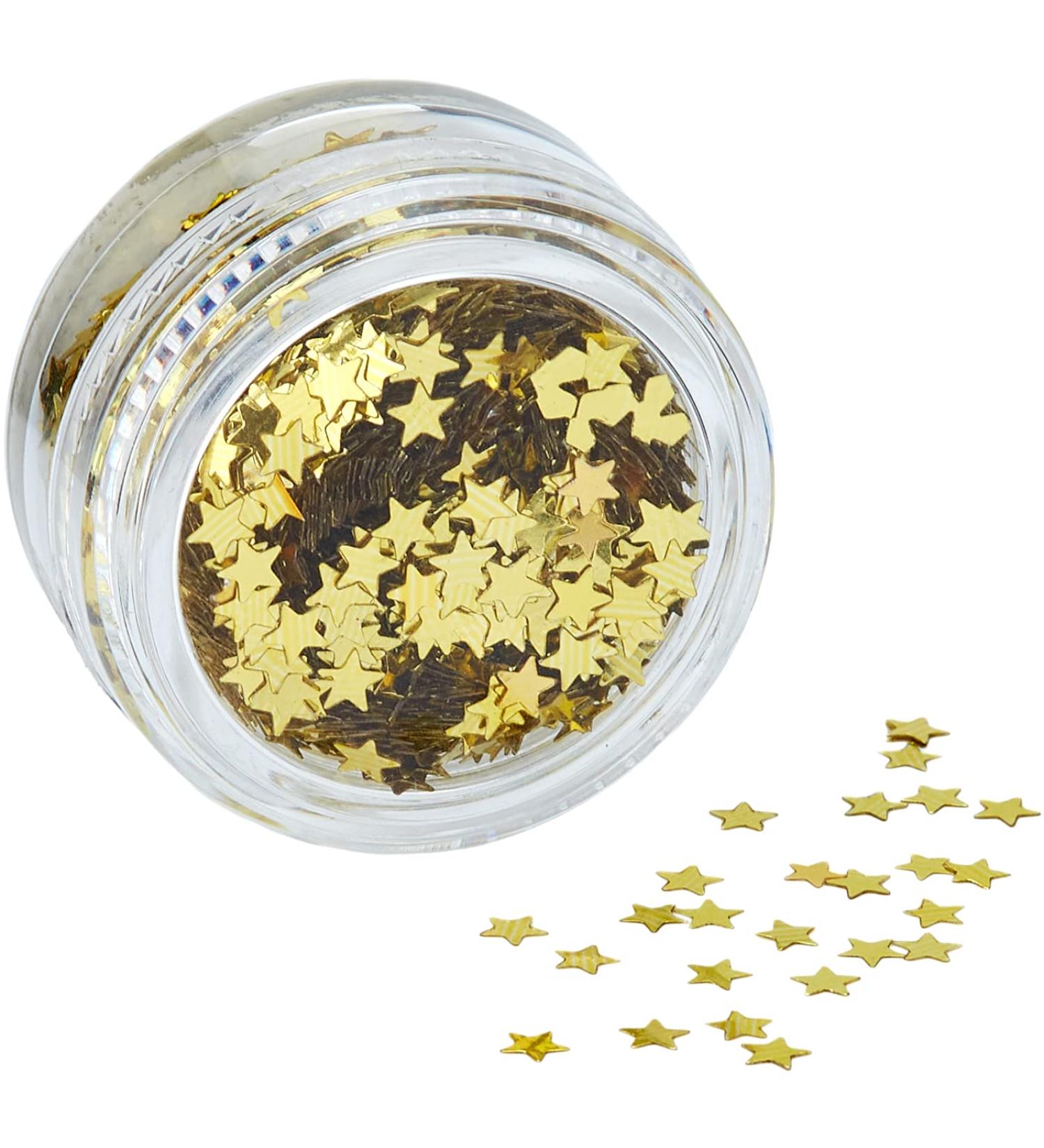 Stargazer Gold Face Glitter Stars - Cosmetic Glitter for Face Makeup - Buy Online on GoSupps.com
