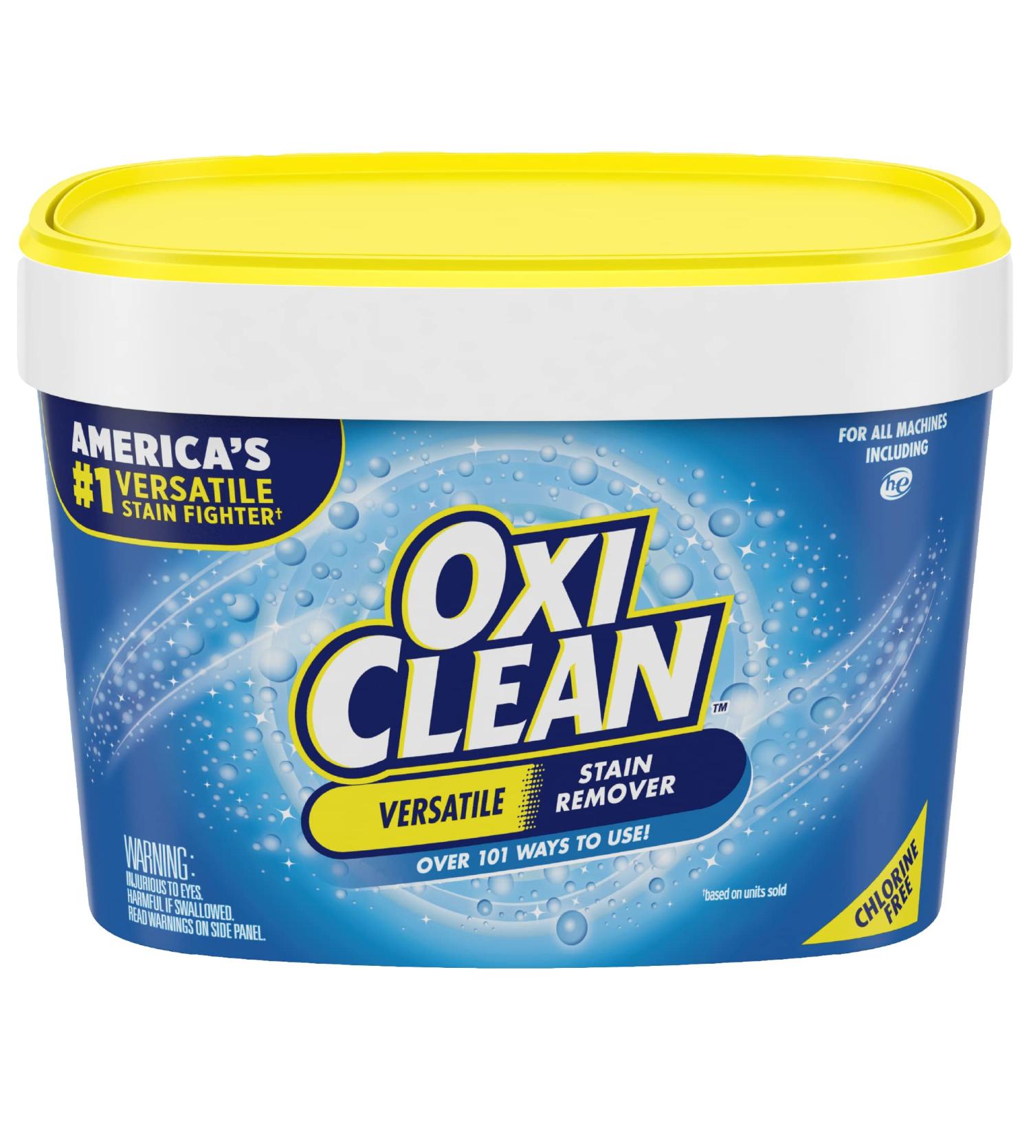 OxiClean Versatile Stain Remover Powder 3 lbs - Powerful Stain Fighter - Buy Online on GoSupps.com