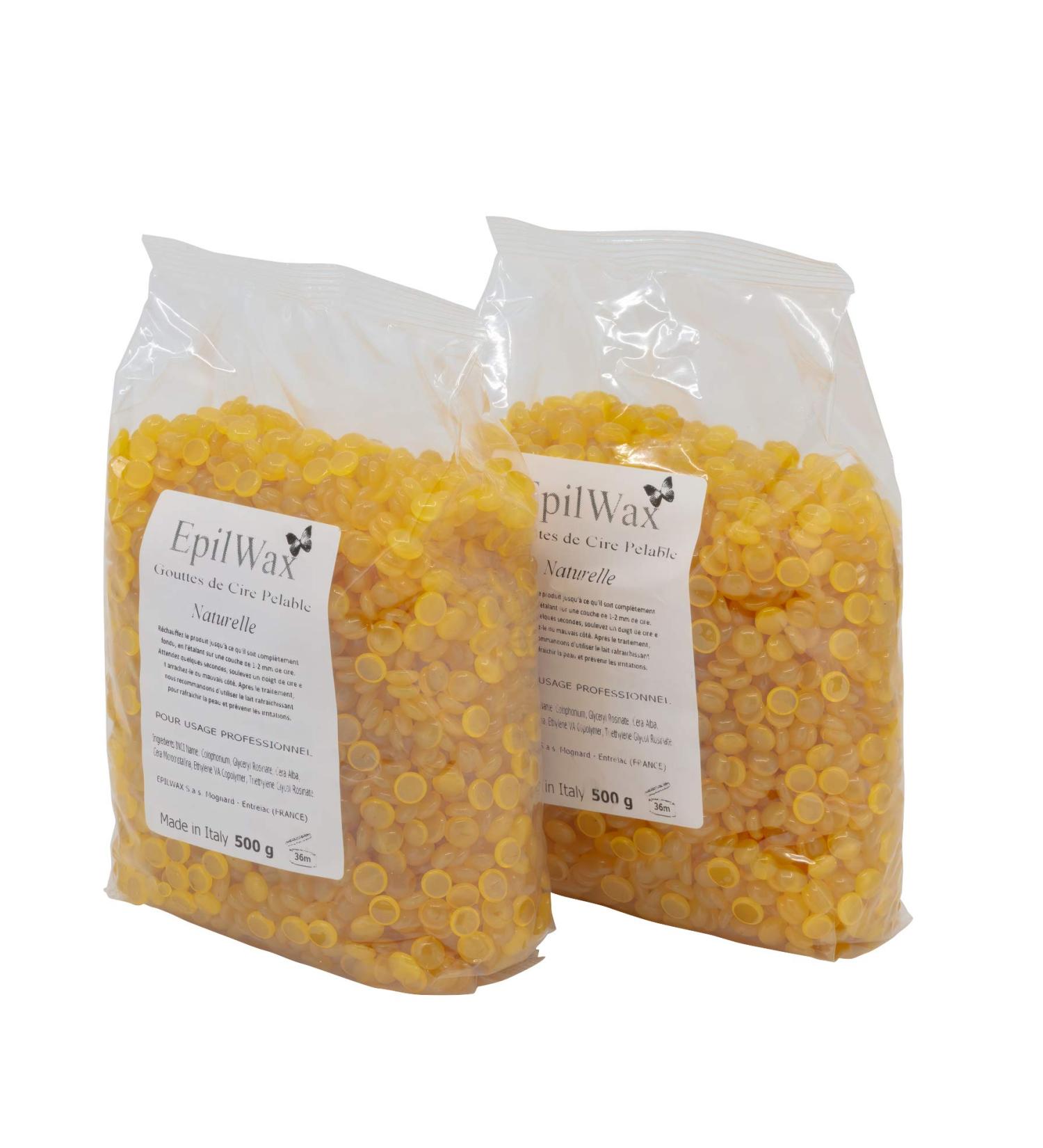 EPILWAX SAS Hot Wax Reusable Honey 1kg - Ideal for Hair Removal | Shop Internationally - Buy Online on GoSupps.com