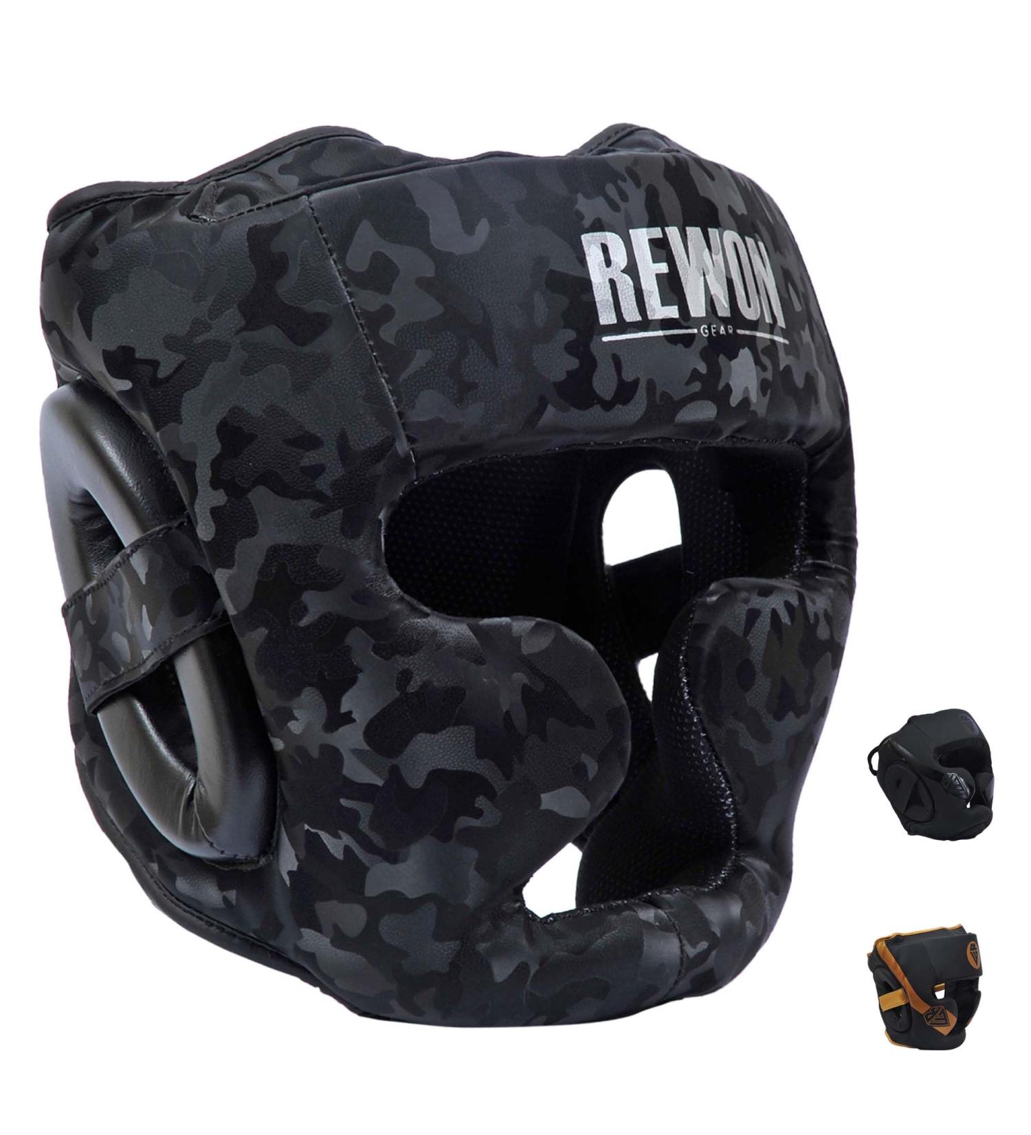 Rewon MMA Kickboxing Helmet - Ultimate Head Protection for Martial Arts Boxing Muay Thai & Taekwondo - Comfortable & Safe Sparring Gear - Buy Online on GoSupps.com