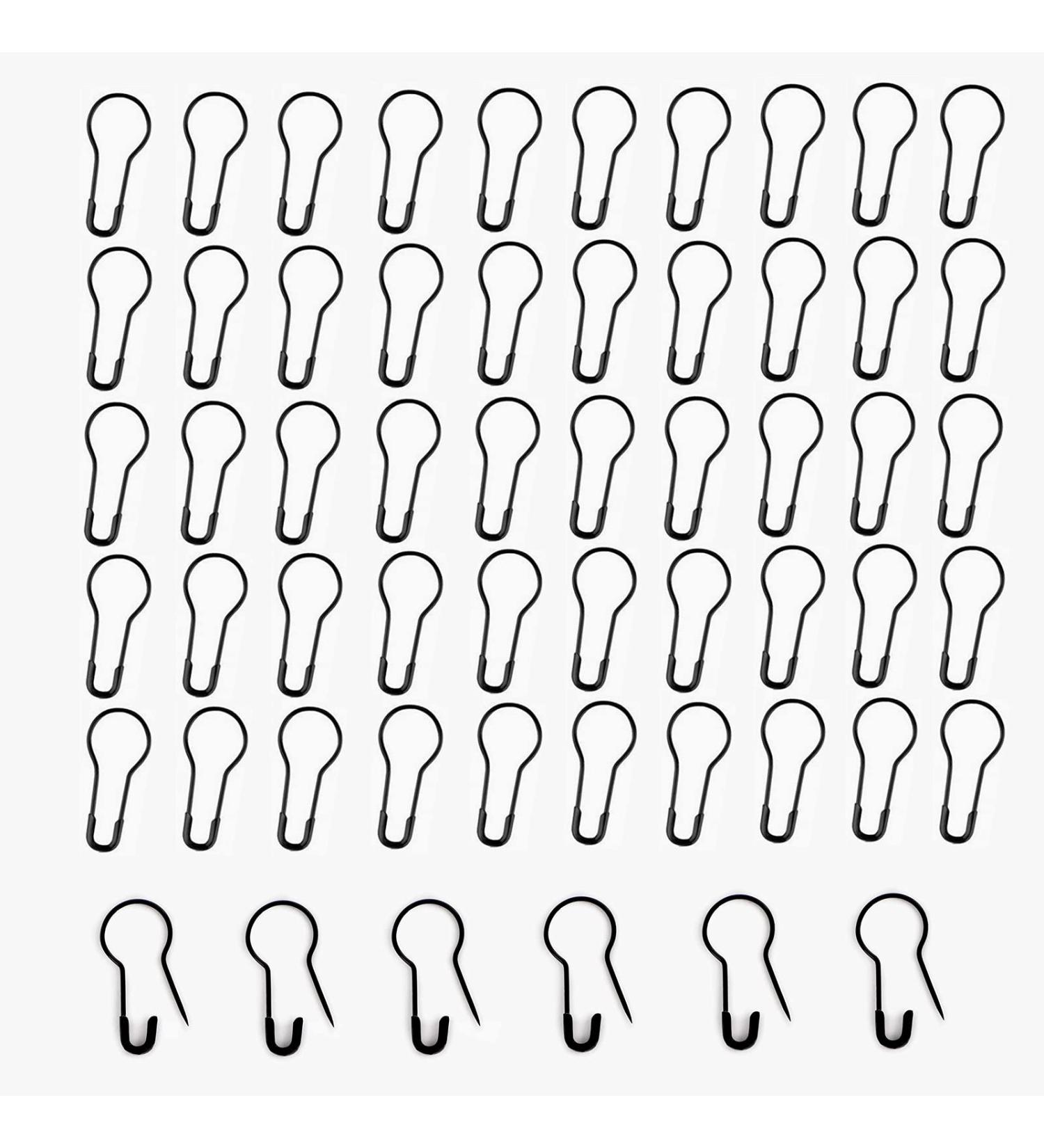 Transun Moo 1000Pcs Black Safety Pins - Metal Bulb Pins for DIY Crafts and Clothing Tags - Buy Online on GoSupps.com