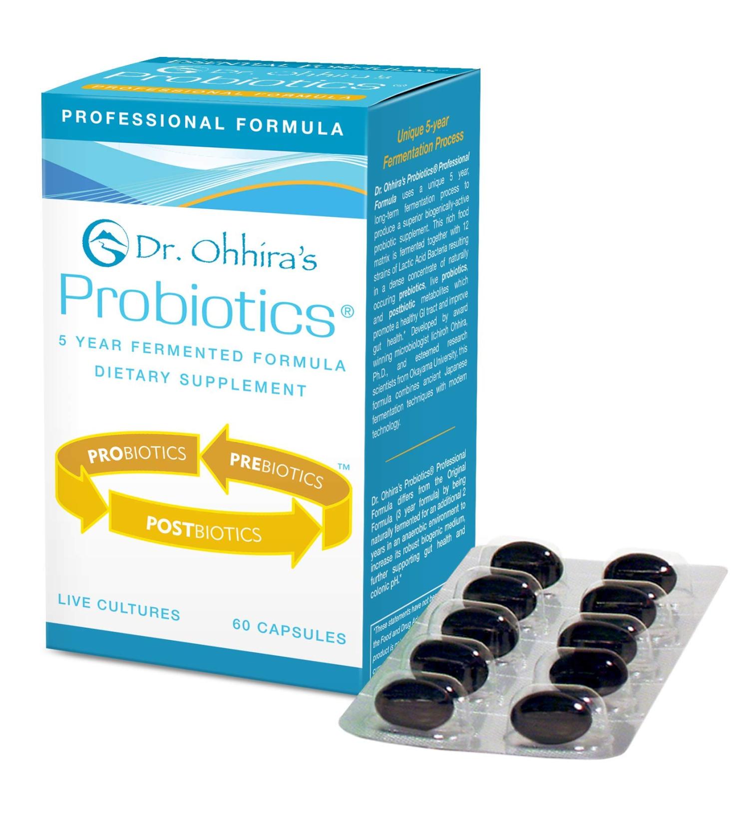 Dr. Ohhira's Probiotics Professional Formula - 60 Capsules for Digestive Health - Buy Online on GoSupps.com