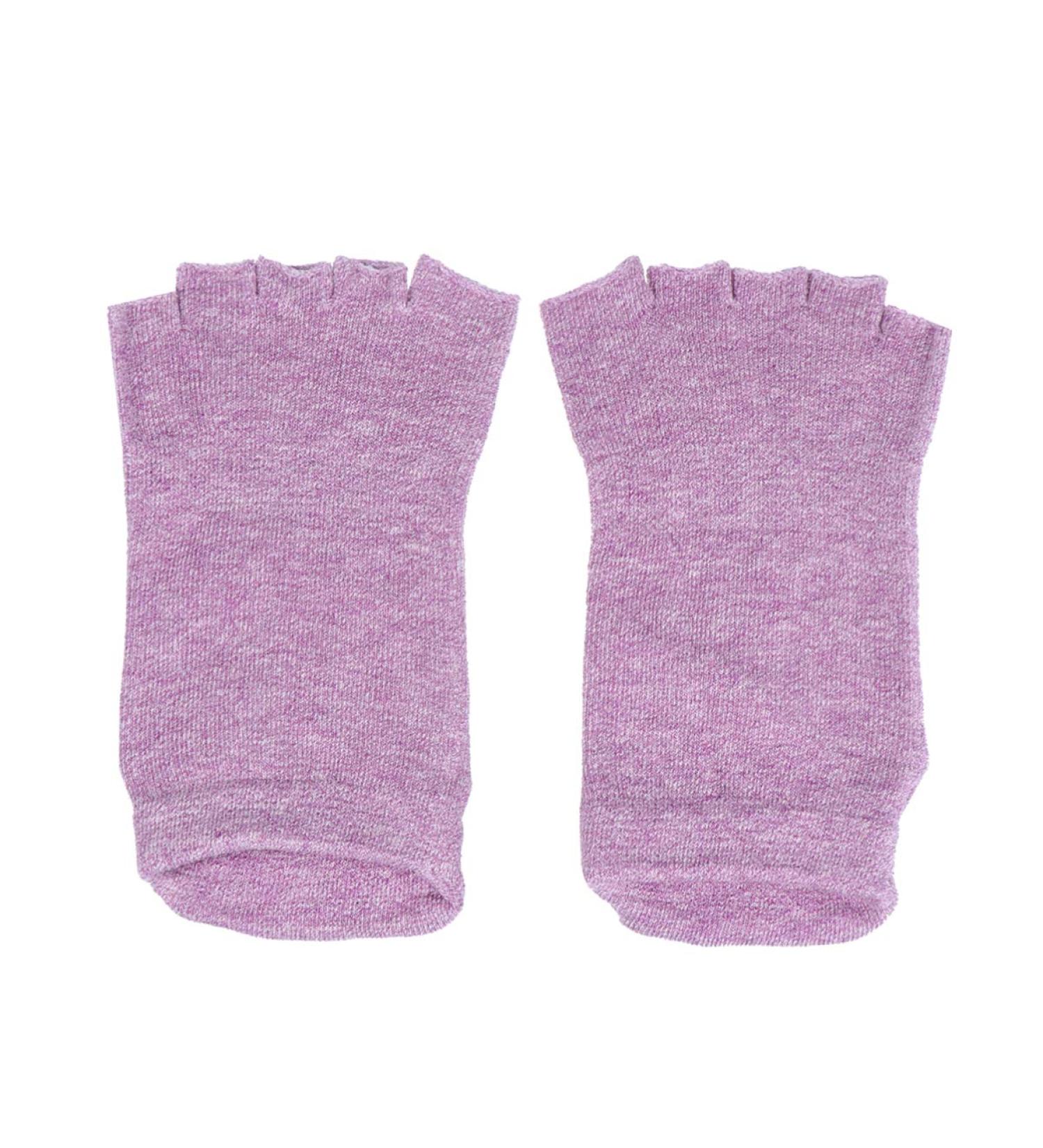 Minkissy Yoga Socks for Men & Women | Half Toe Skin Repairing Winter Foot Care Socks | Spa & Dry Feet Essentials - Buy Online on GoSupps.com
