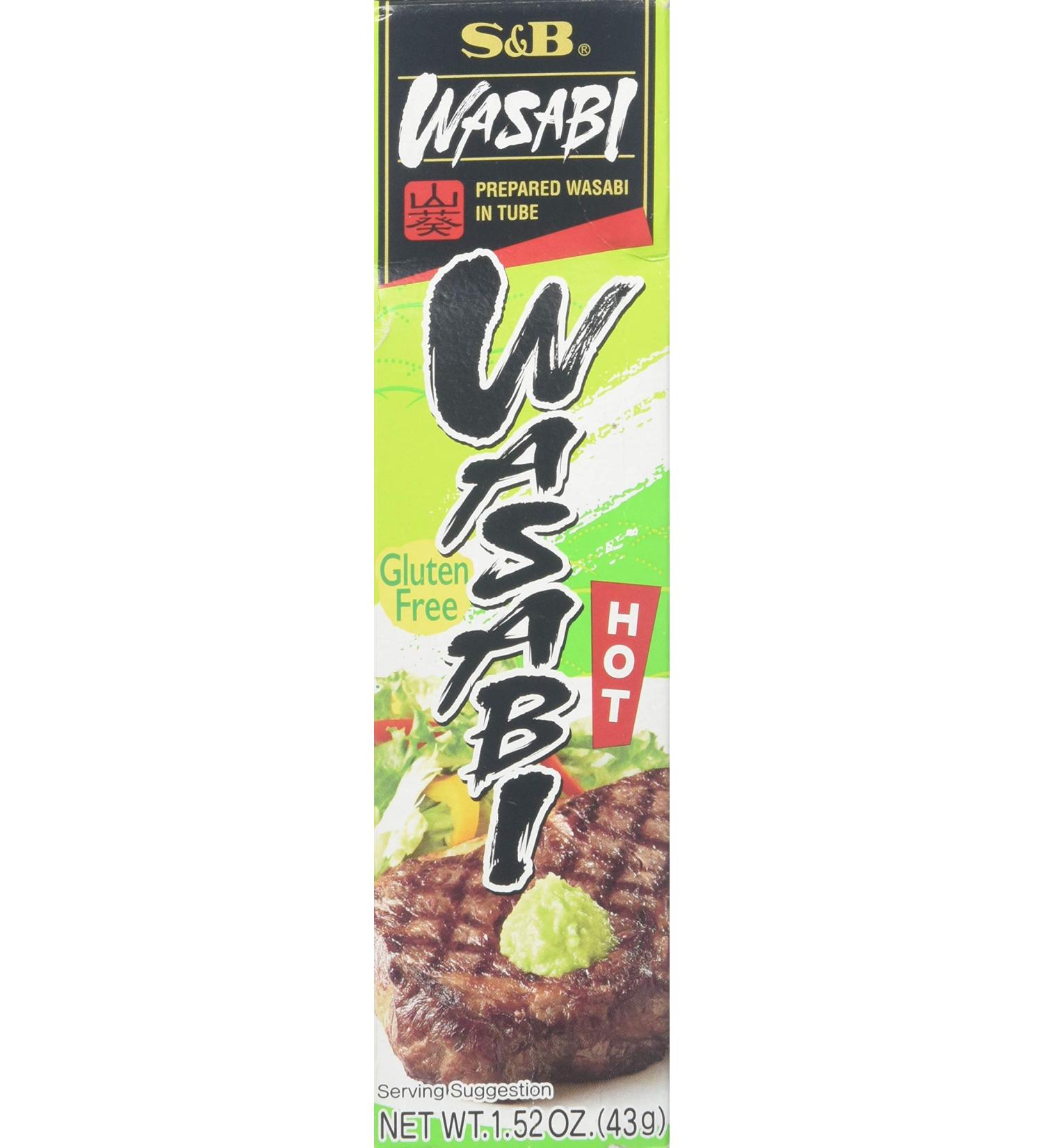 S&B Prepared Wasabi Tube 1.52 oz: Authentic Japanese Wasabi Paste - Buy Online on GoSupps.com