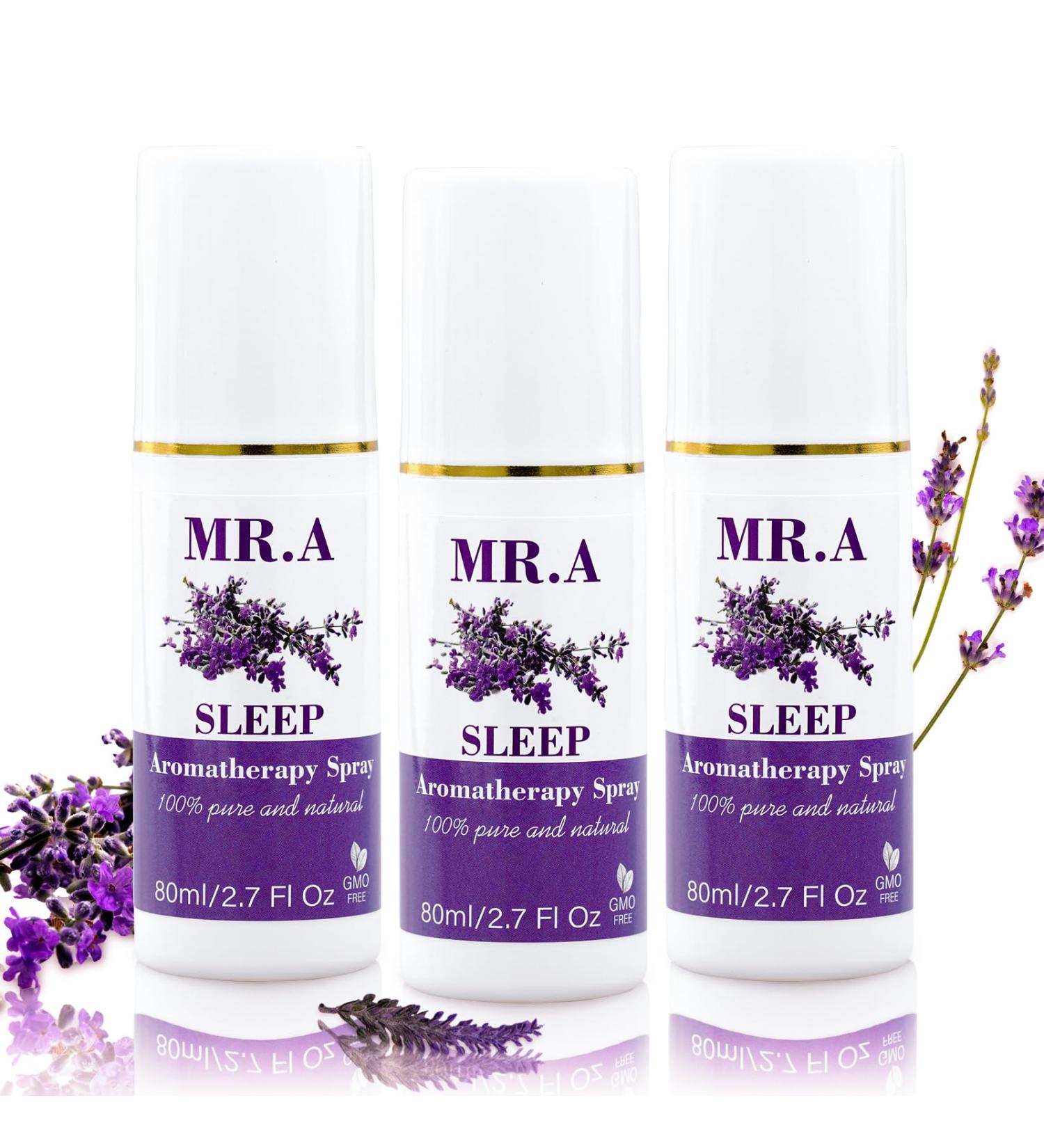 3 Pack Lavender Sleep Pillow Spray Set for Room Pillow Mist with Lavender Essential Oil Long-Lasting Line & Fabric Room Spray for Pillows and Sheets Melatonin Free 2.7 Fl Oz - Buy Online on GoSupps.com