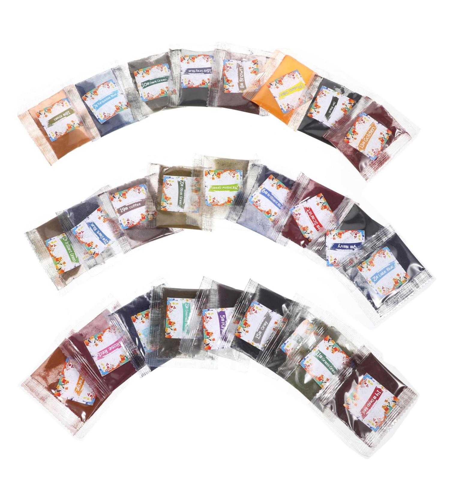 TEHAUX DIY Tie-dye Pigments Textiles Dying Supplies Tie-dye Pigments 26pcs Tie Dye Pigment Powder Child Textile Tie-dye Fabric Dyeing Pigments Multicolor Tie-dye Pigment Kit - Buy Online on GoSupps.com