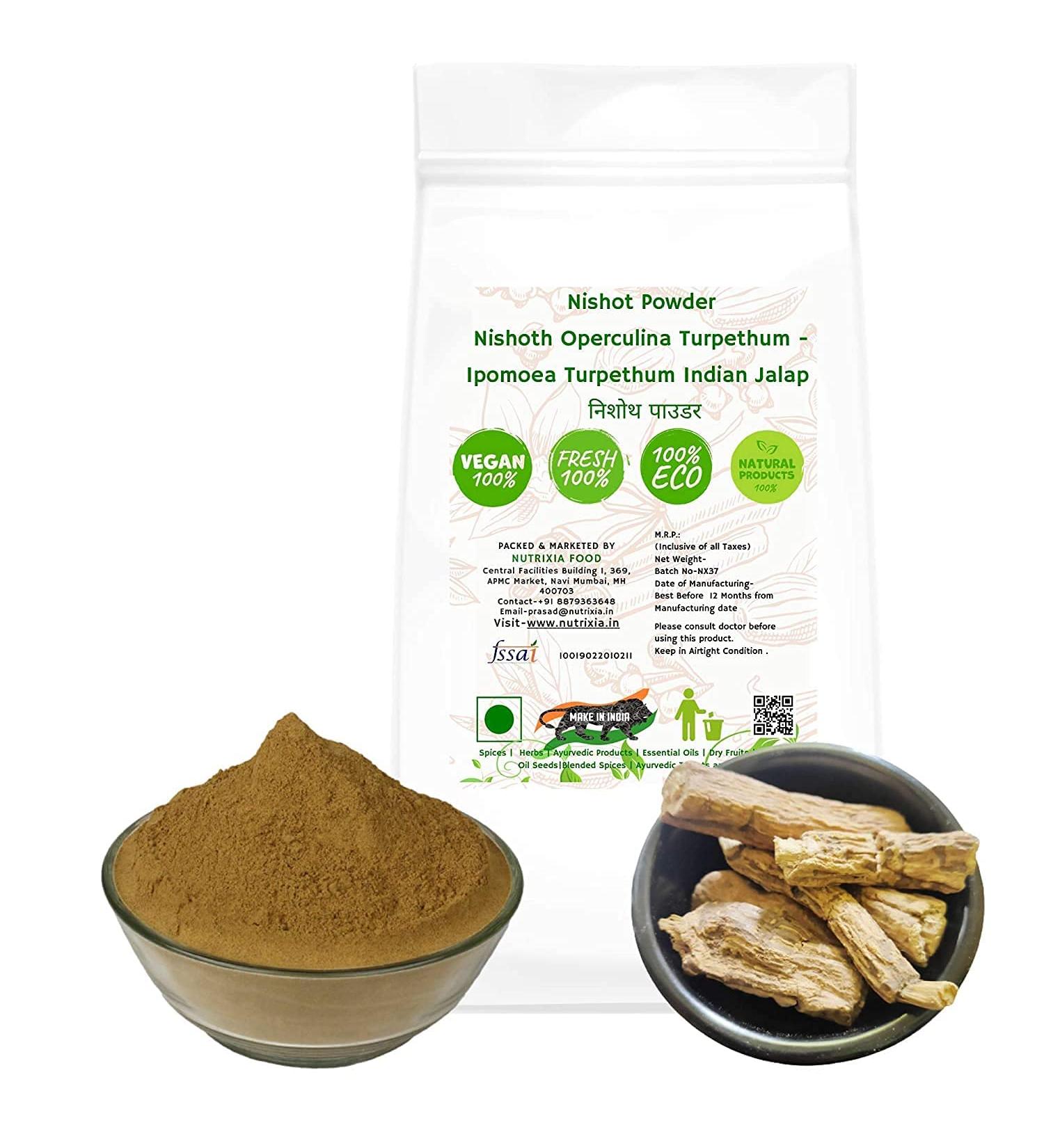 CROW Nishot Powder Nishoth Operculina Turpethum - Ipomoea Turpethum Indian Jalap (1 Kg)