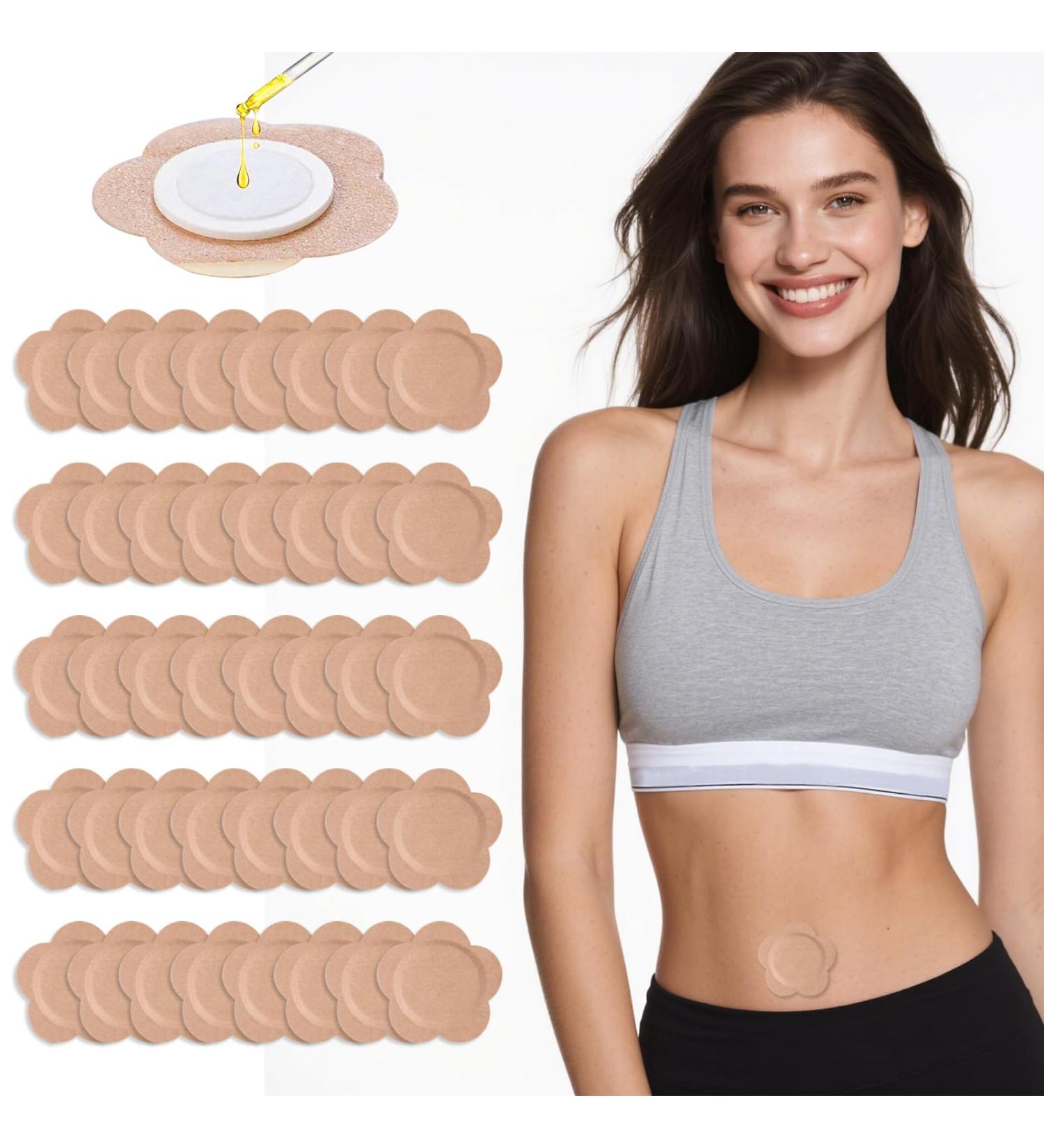 Autdor Castor Oil Patches for Belly Button 100PCS Castor Oil Pack Wraps Organic Cotton Self-Adhesive Castors Oils Pack Anti Leakage Disposable Pads Portable & Breathable No Wash (Oil Not Included) - Buy Online on GoSupps.com