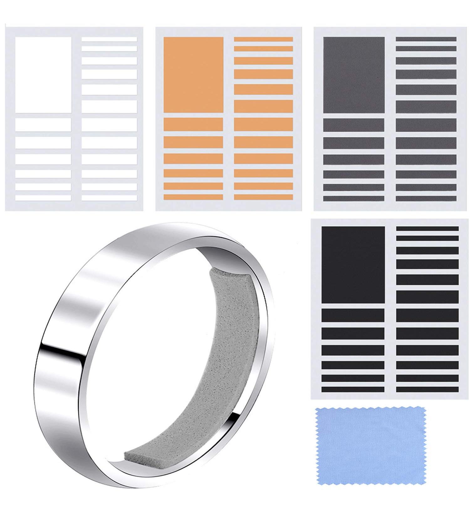 Chuangdi Invisible Ring Sizer - 8 Sheets/152 Pieces for Women's Loose Rings - Buy Online on GoSupps.com
