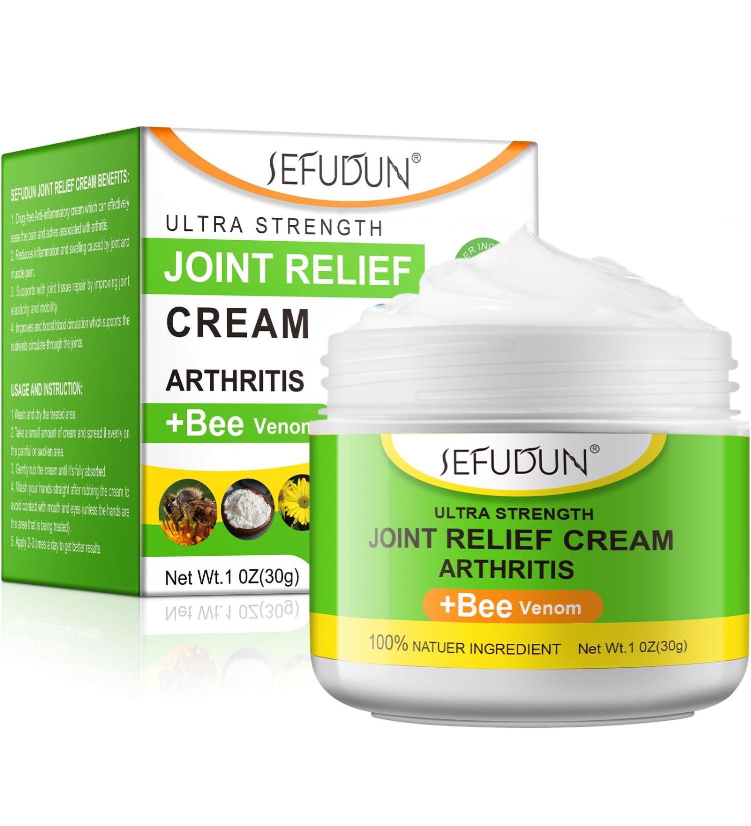 Bee Venom Joint and Bone Cream 30g Bee Venom Cream for Arthritis Relief Joint & Bone Cream with Natural Formula Ultra Strength Bee Venom Gel - Buy Online on GoSupps.com