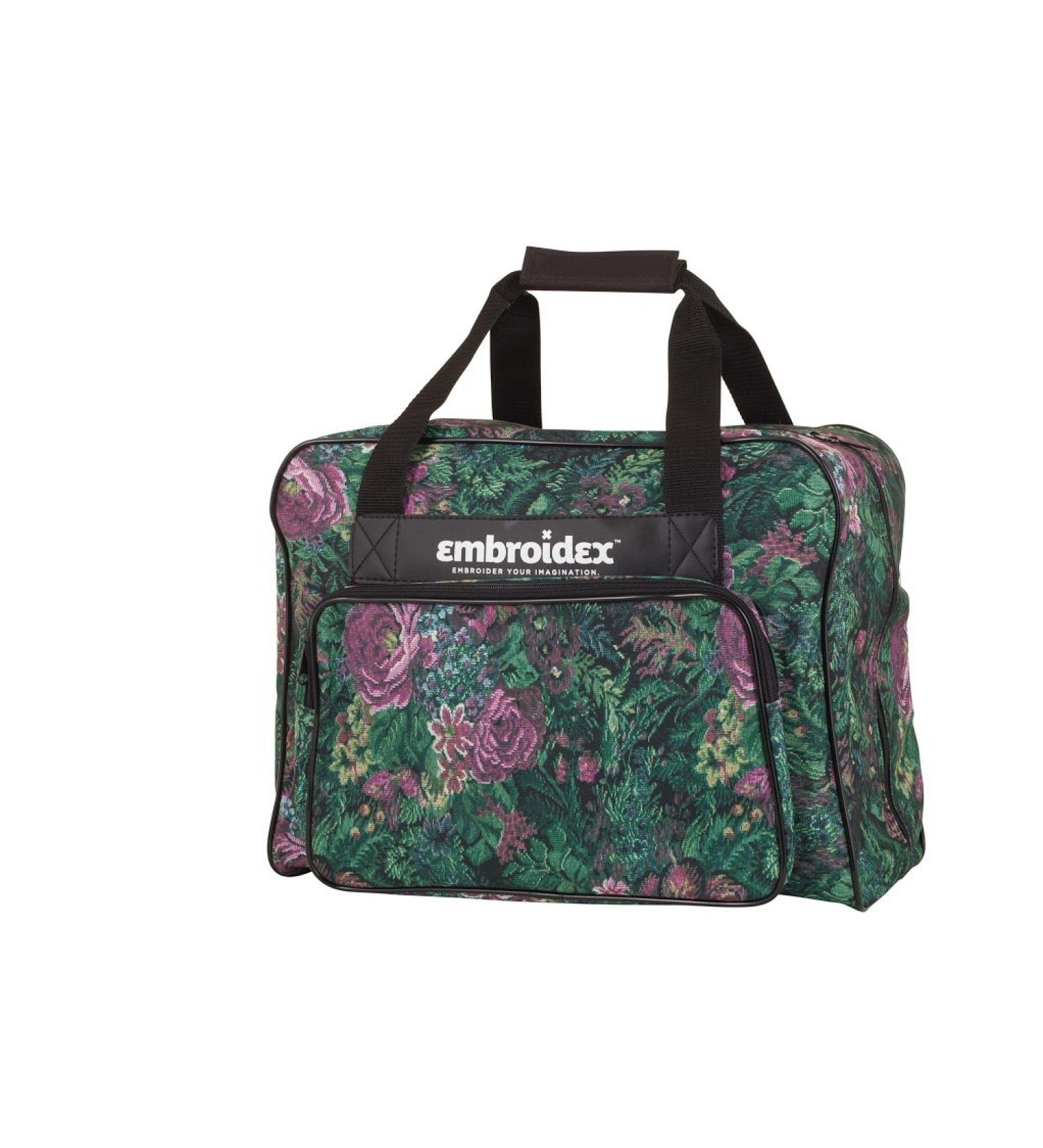 Floral Sewing Machine Carrying Case - Universal Tote Bag for Easy Transport - Buy Online on GoSupps.com