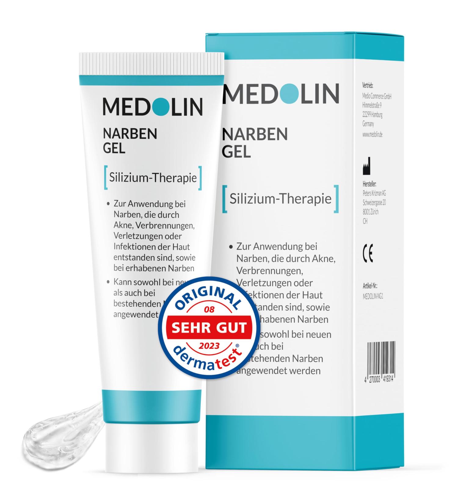 Medolin Scar Ointment - Reduce Scar Visibility | Certified EU Scar Angel | Easy Application 19g - Buy Online on GoSupps.com