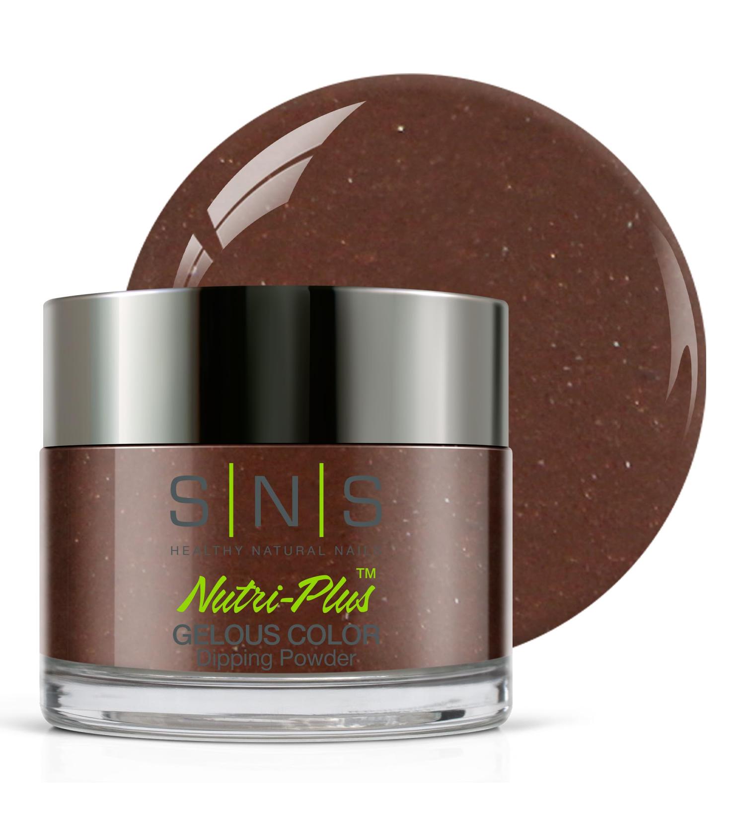 Buy SNS Nail Dip Powder Gelous Color - Brown Shimmer - 14-Day Long-Lasting Low-Odor No UV Lamp Required - 1oz - International Shipping Available - Buy Online on GoSupps.com