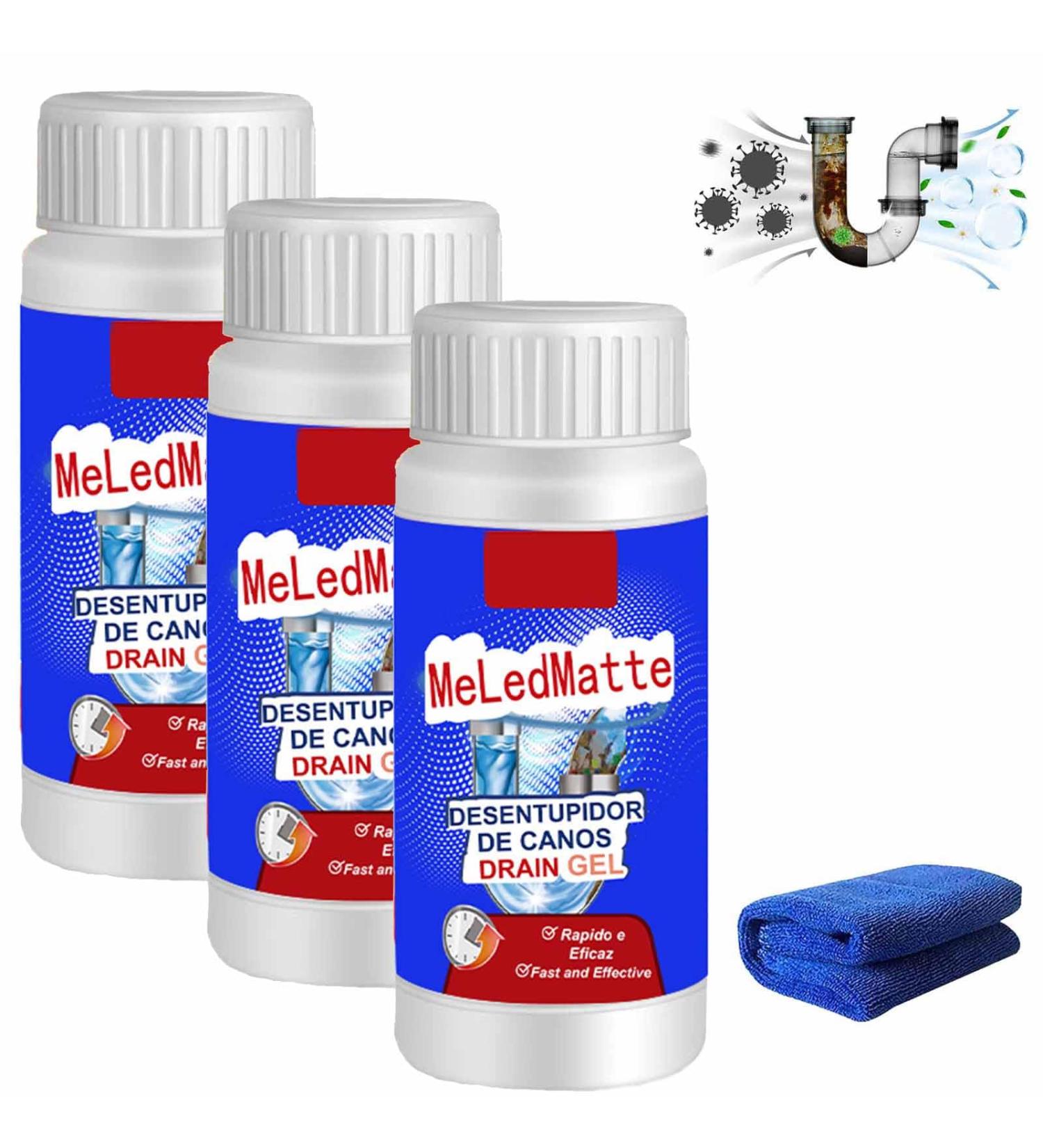 Meledmatte Drain Cleaner Powerful Pipe Dredging Agent Pipeline Dredging Agent Sink Drain Clog Remover Powerful Pipe Dredging Agent Meledmatte (3pcs) - Buy Online on GoSupps.com