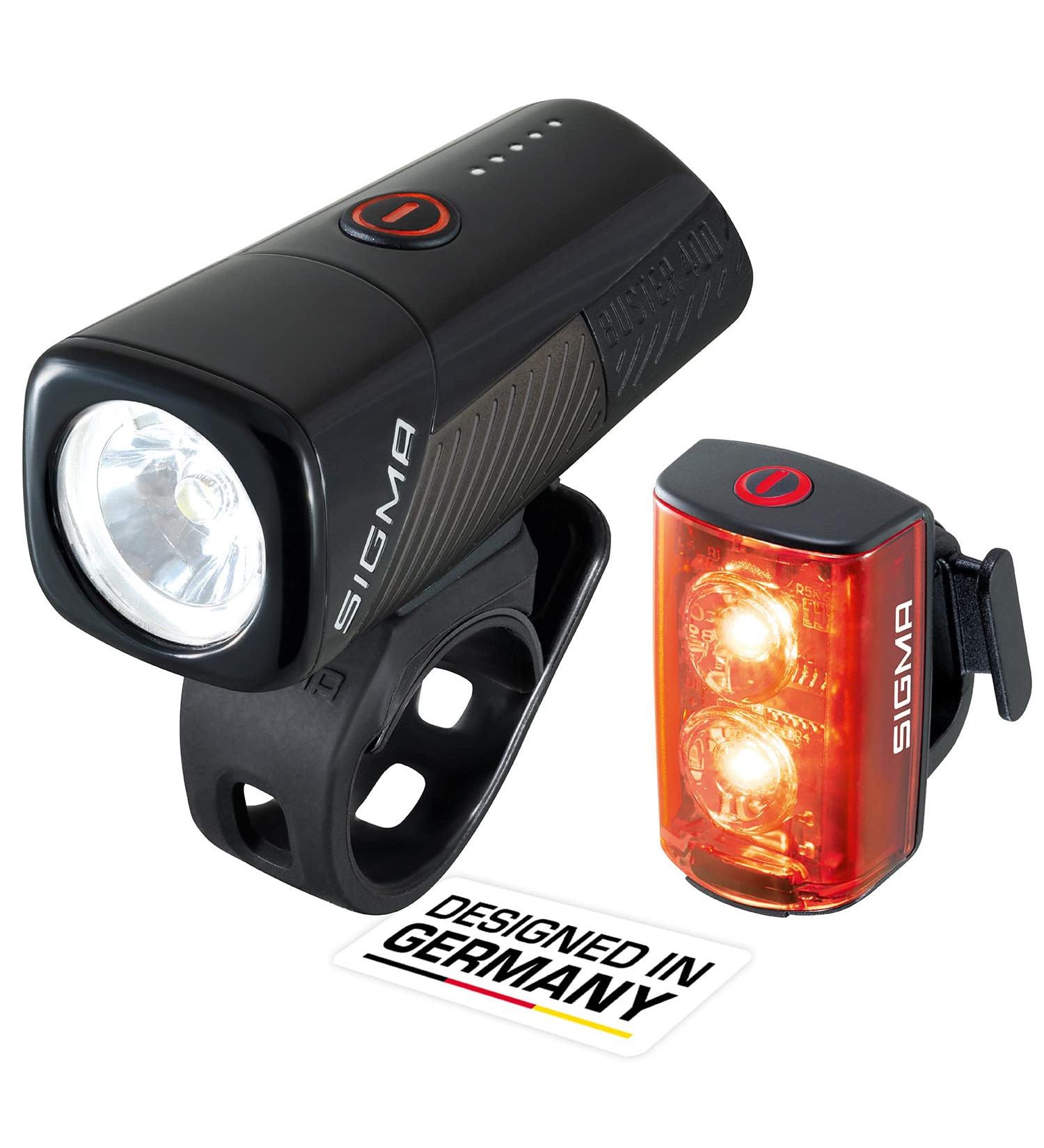 Sigma Buster 400 TR.RL 80 LED USB Headlight Set - Sport Black One Size | International Shipping Available - Buy Online on GoSupps.com
