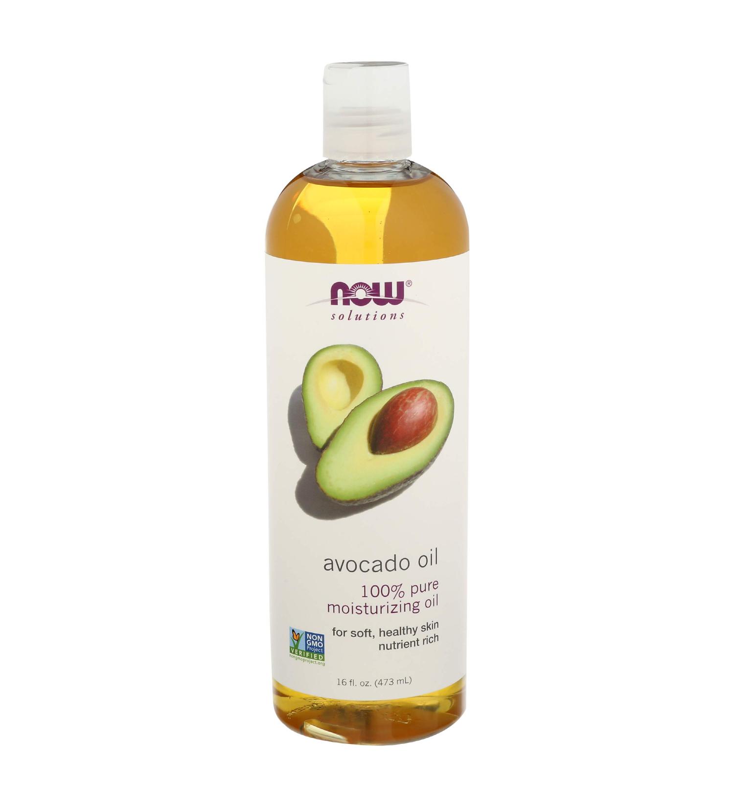 NOW Solutions Avocado Oil 16-Oz - Pure & Moisturizing Hydration - Buy Online on GoSupps.com