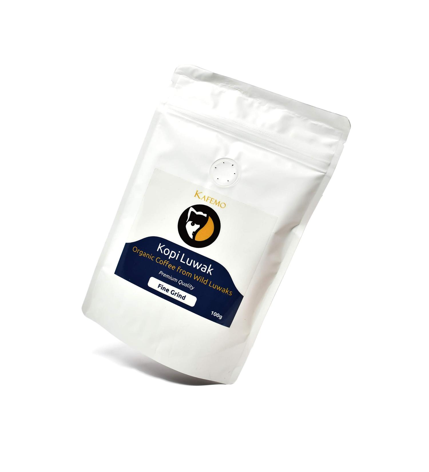 Kopi Luwak Premium (Coffee from wild Luwaks) - Fine Ground - The rarest Coffee in the World - - Buy Online on GoSupps.com