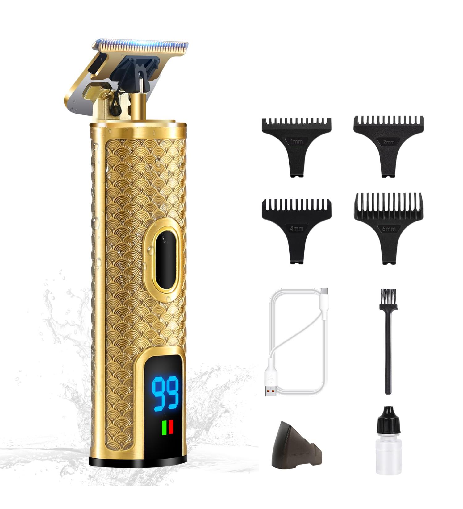 Solati Professional Beard Trimmer with IPX6 Waterproof Design and LCD Display - Ideal Gift for Men - Buy Online on GoSupps.com