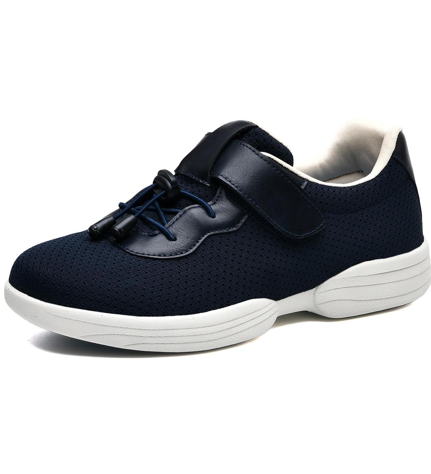 Men's Diabetic Arthritis House Shoes - Adjustable Orthopedic Slippers for Swollen Feet Relief | Comfortable Walking Sneakers for Plantar Fasciitis & Elderly - International Shipping Available - Buy Online on GoSupps.com