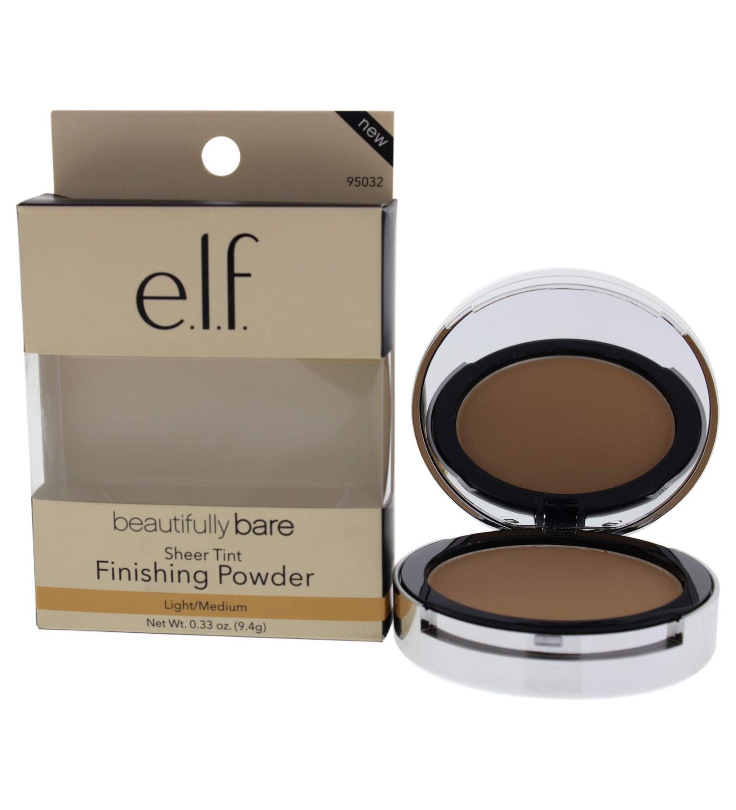 E.L.F. Beautifully Bare Sheer Tint Finishing Powder - LightMedium (0.33 oz) - Flawless Finish - Buy Online on GoSupps.com