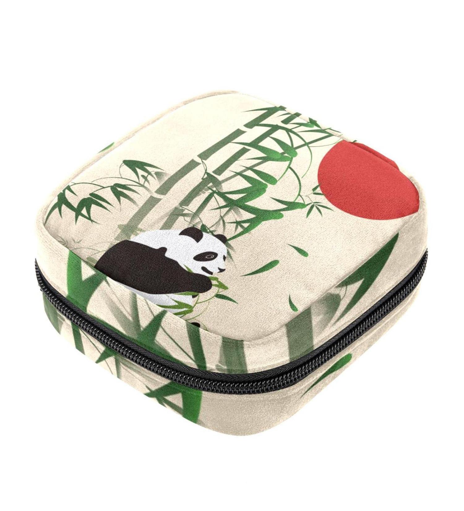 Panda Bamboo Red Mannes Women s Portable Menstrual Cup Holder - Stylish & Eco-Friendly Storage for Teens & Women - Buy Online on GoSupps.com