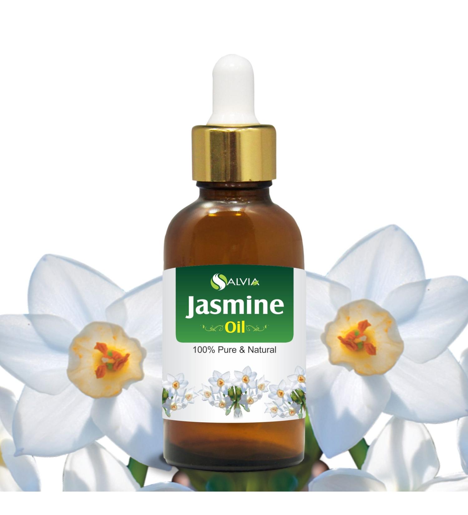 Jasmine Essential Oil - Pure & Natural Jasminum Grandiflorum for Aromatherapy & Skin Care - Therapeutic Grade (15ML - Buy Online on GoSupps.com