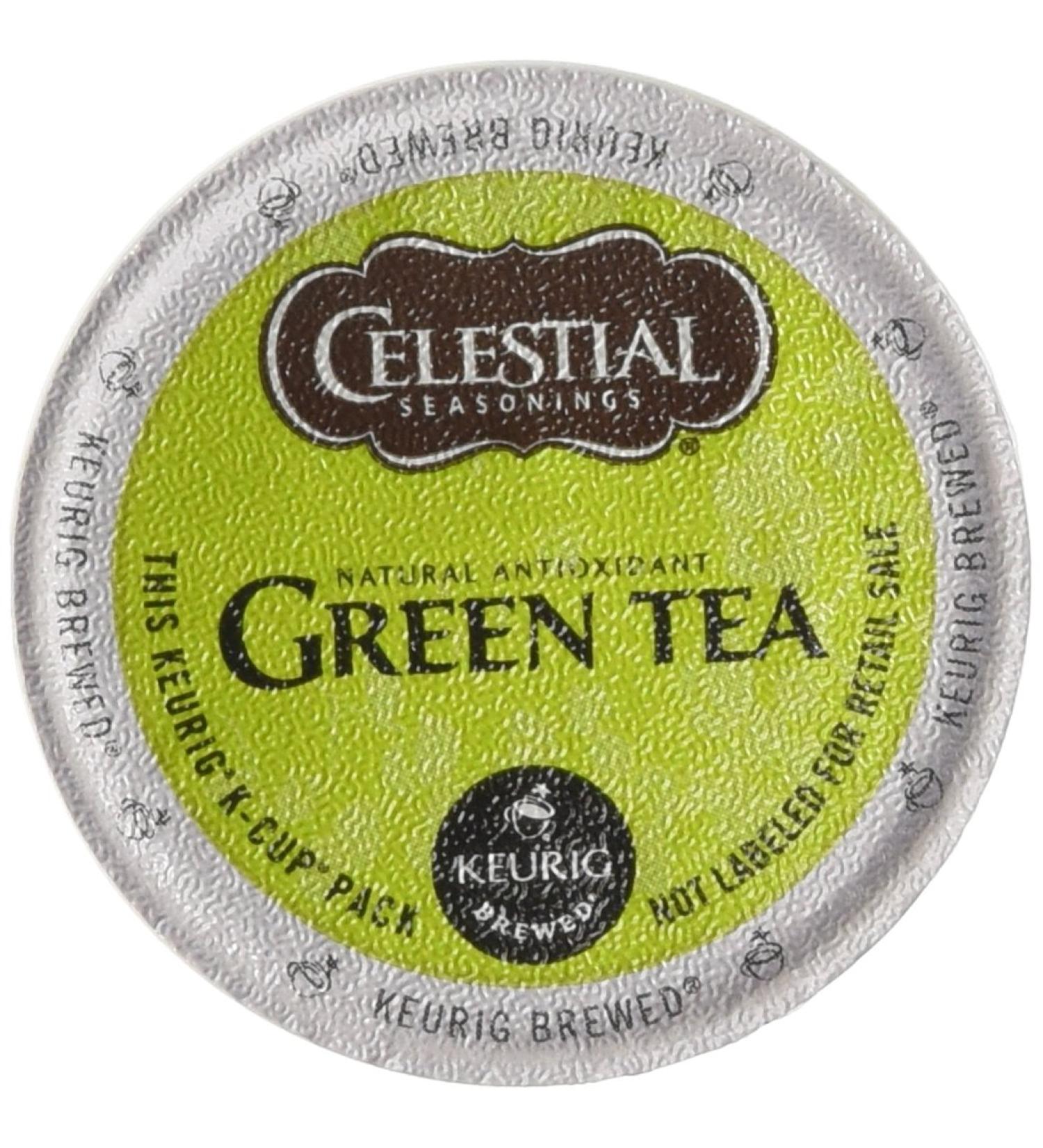 Celestial Seasonings  Green Tea  K-Cup Portion Pack for Keurig K-Cup Brewers (Pack of 48) - Buy Online on GoSupps.com