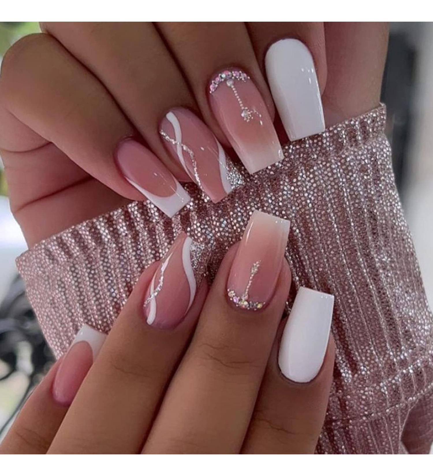 Diduikalor Medium Press On Nails - 24pcs | Trendy & Convenient Nail Solutions - Buy Online on GoSupps.com