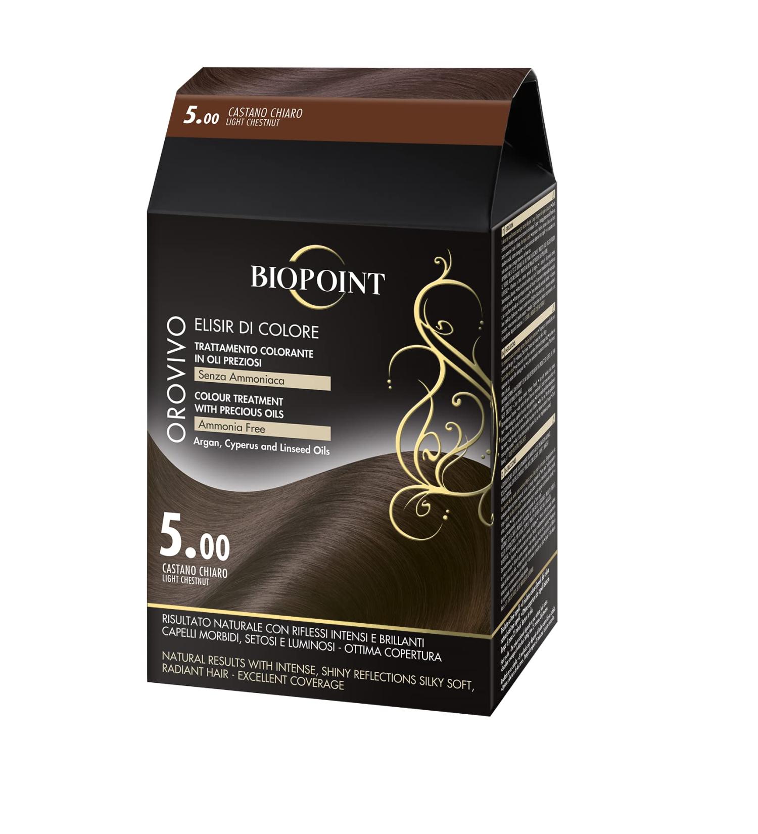  BIOPOINT Biopoint Orovivo Hair Dye Light Brown 5.0 60 ml - Buy Online on GoSupps.com