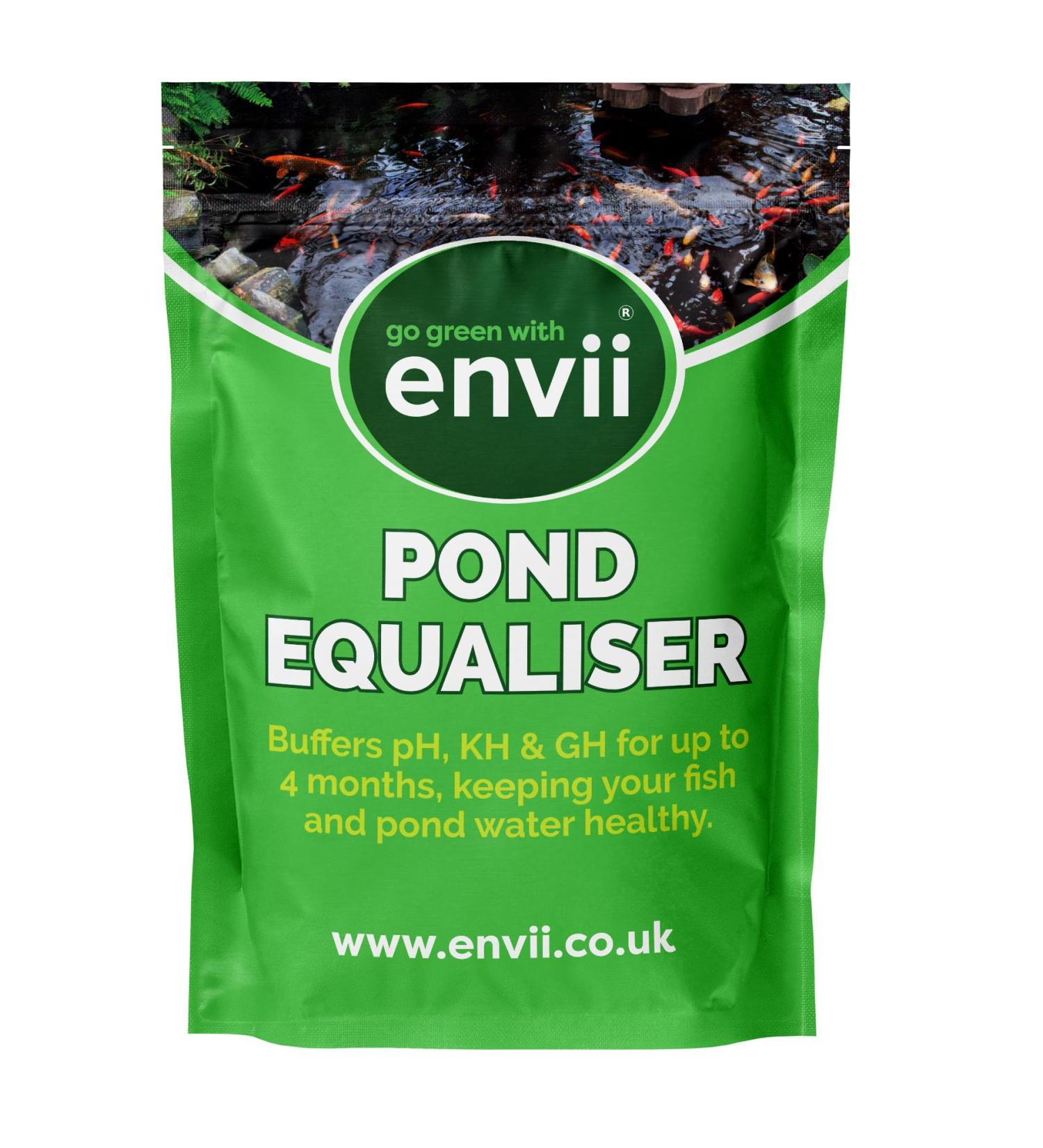 Envii Pond Equaliser 250g - pH Buffer for Balancing and Stabilising Pond pH, KH, and GH Levels - Buy Online on GoSupps.com