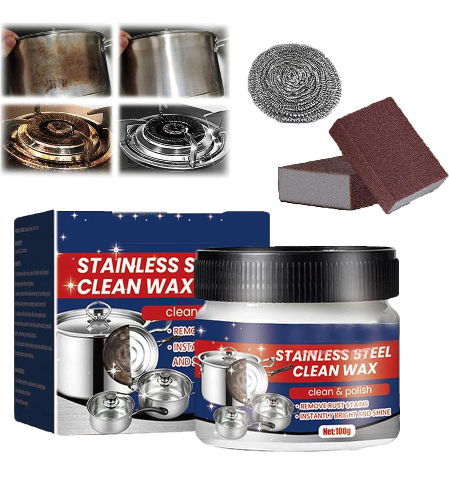 Magical Nano-Technology Stainless Steel Cleaning Paste Multi-Purpose Powerful Cookware Decontamination Rust Removal Surface Safe No Residue (1pc) - Buy Online on GoSupps.com