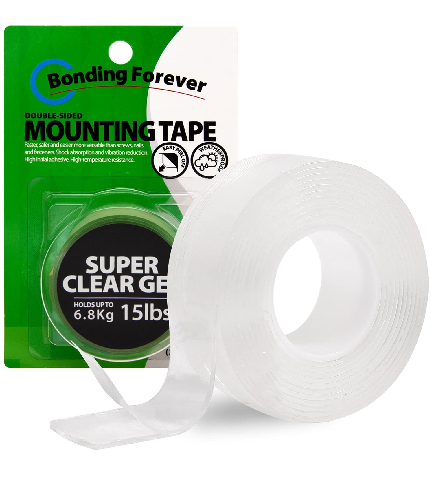 Bonding Forever Super Clear Gel Double Sided Tape | Foam Tape | Double Sided Adhesive Tape | Mounting Tape | 0.045 X 1 X 60 X 1EA 1 Pack - Buy Online on GoSupps.com