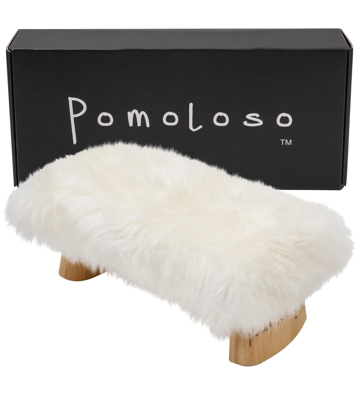 Luxury Sheepskin Meditation Bench Seat Cover for Deeper & Longer Meditation - Ergonomic Design for Back and Knee Support - Enhance Health & Wellbeing - Buy Online on GoSupps.com