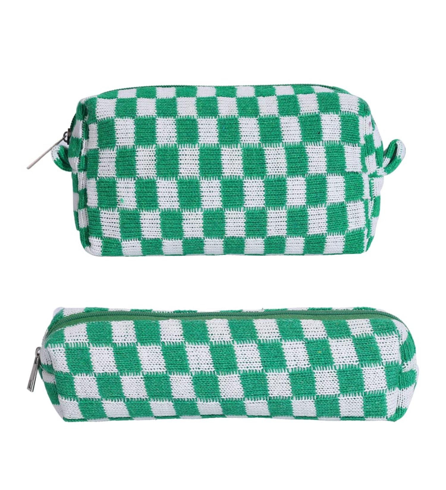 Shop Large Capacity Makeup Bag & Cosmetic Organizer for Women - Green Travel Storage with Pencil & Brush Holder - Buy Online on GoSupps.com