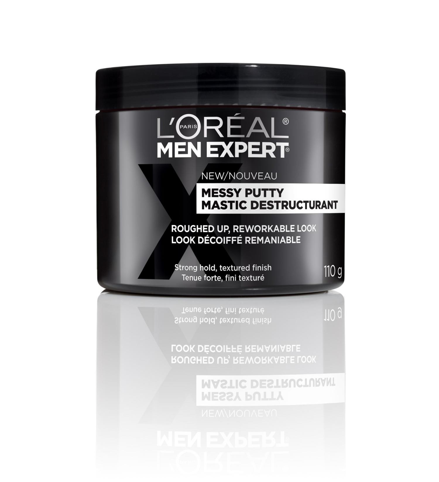 L'Oreal Paris Men Expert Messy Putty Hair Paste For Men Strong Hold 110 G - Buy Online on GoSupps.com