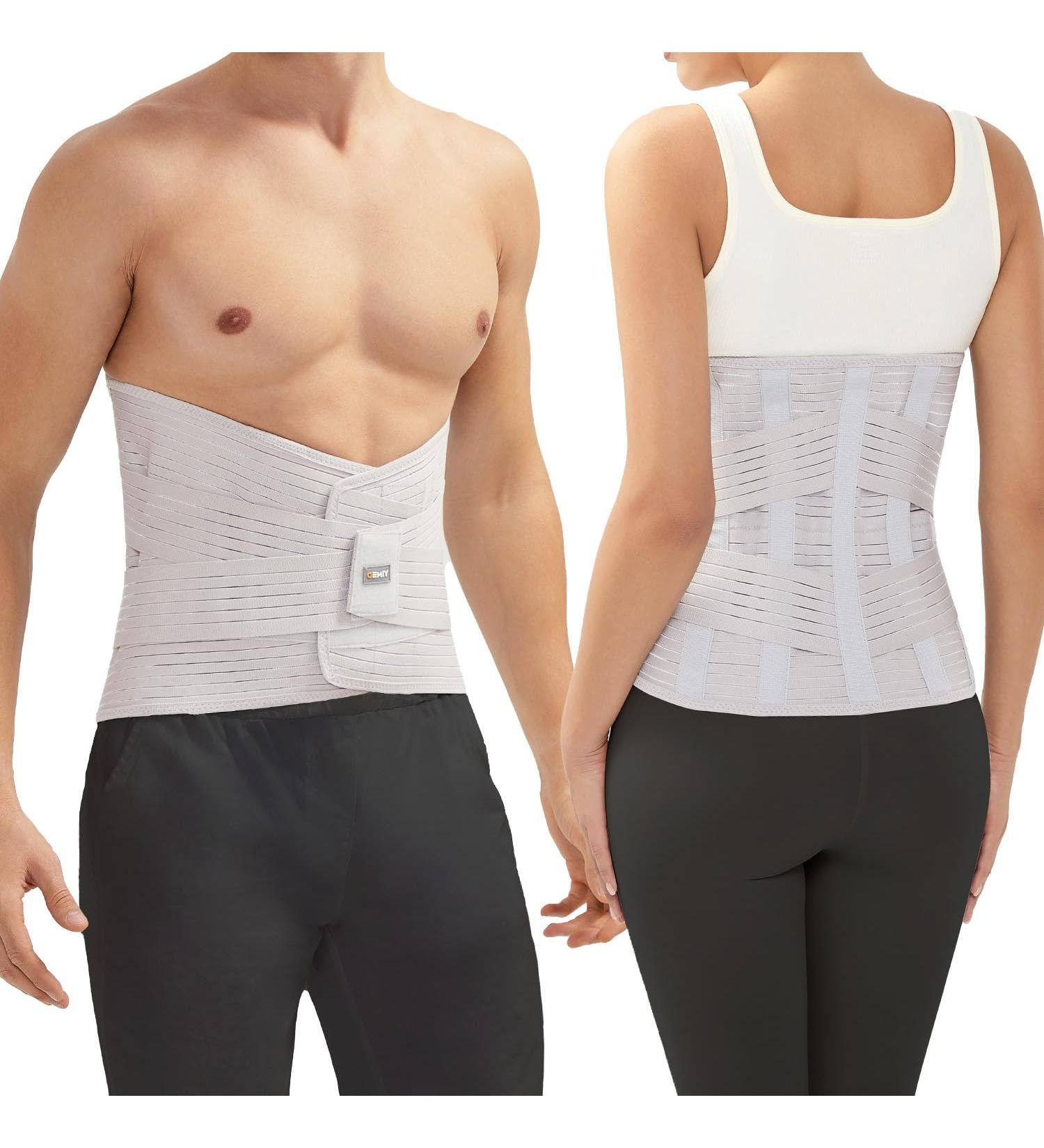 32 CM Wide Back Brace - Ergonomic Pain Relief Support Belt for Men & Women - Soft Lumbar Mesh for Herniated Disc & Sciatica (XX-Large - Buy Online on GoSupps.com