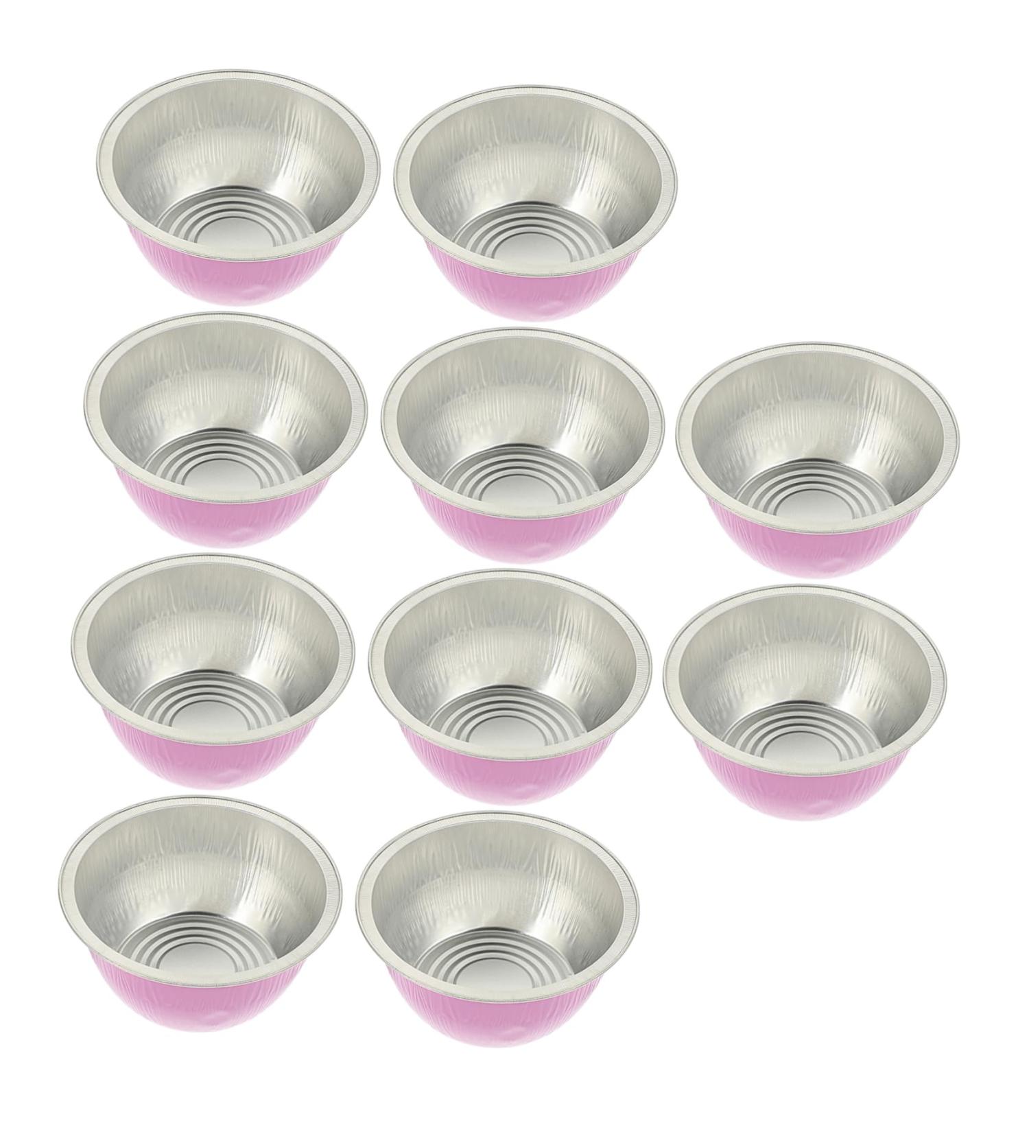 Beaupretty 10-Pack Melt Wax Bowls for Candle Making & DIY Crafts | Aluminum Foil Wax Warmers for Hair Removal & Chocolate Melting - Buy Online on GoSupps.com