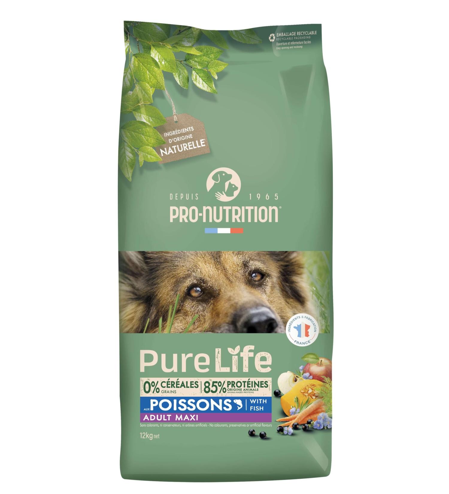 Pro Nutrition Pure Life Adult Maxi Fish 12 kg