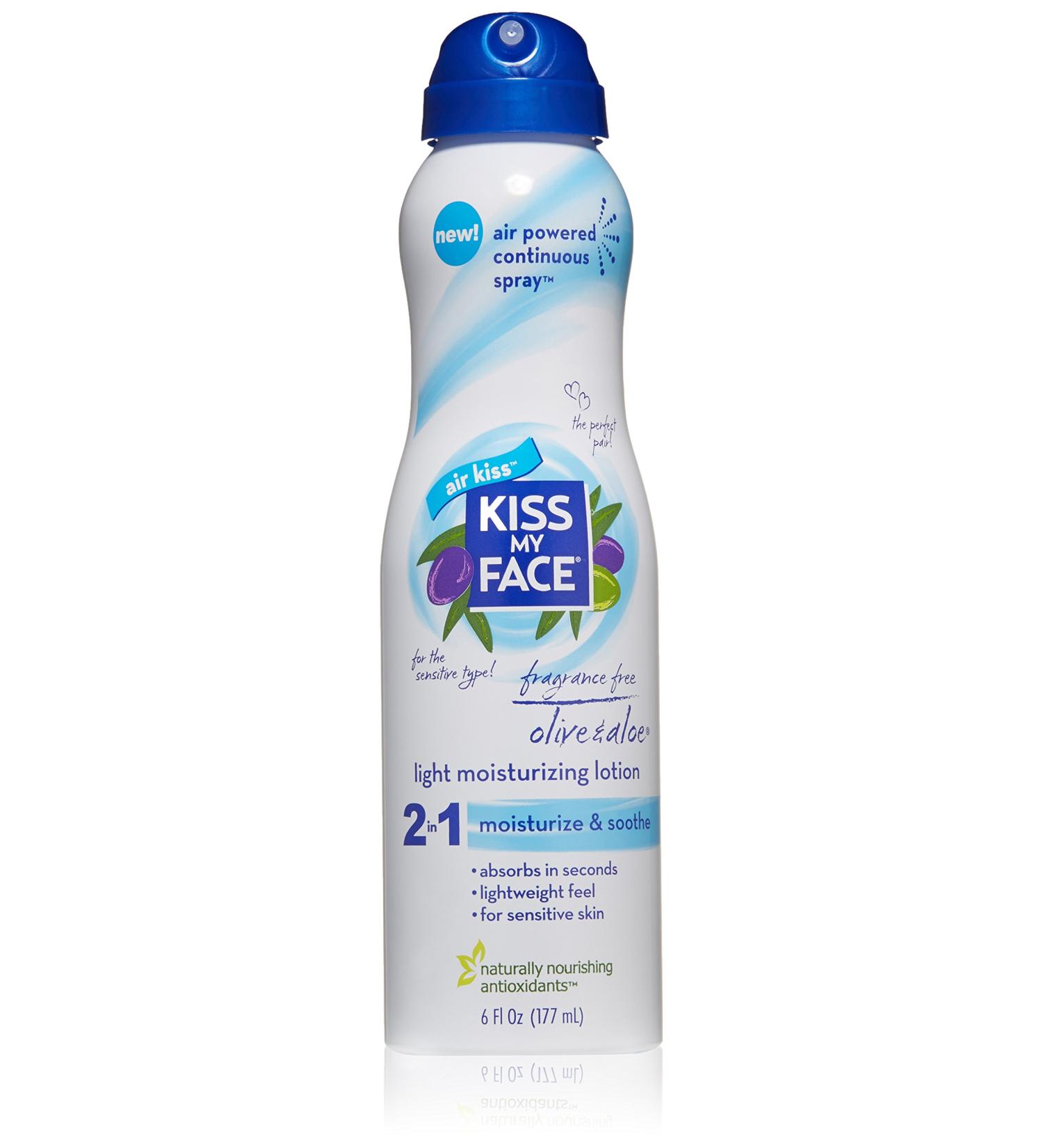 Kiss My Face Moisturizer Spray Fragrance-Free 6oz - Buy Online on GoSupps.com