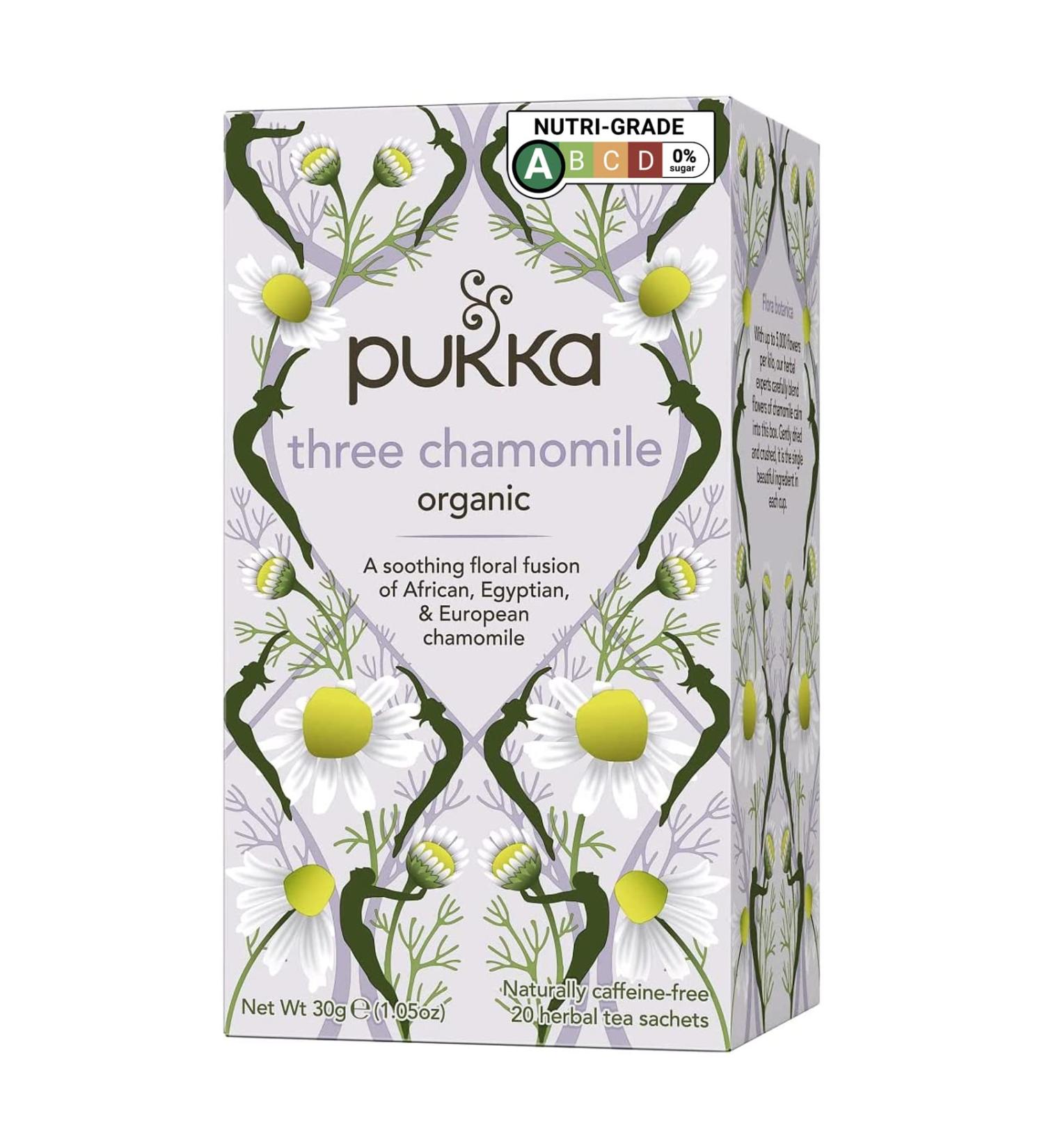 Organic Three Chamomile Herbal Tea - 20bags