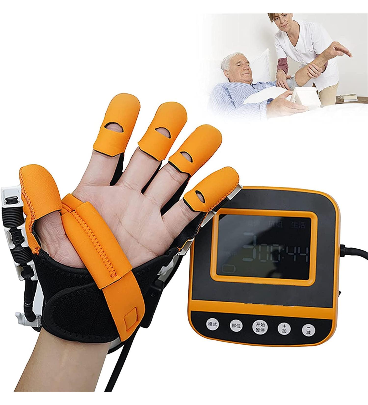 ZZBB Rehabilitation Robot Gloves Hand Stroke Hemiplegia Rehabilitation Training Equipment Exoskeleton Manual Training Left Large - Buy Online on GoSupps.com