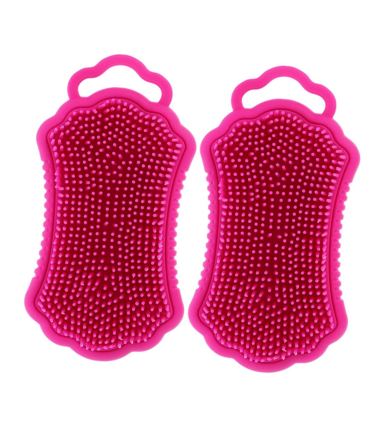 Collbath 2ST Silicone Luffa Body Washer & Scalp Massager | Versatile Shower Brush for Men & Women - Ultimate Cleaning & Relaxation - Buy Online on GoSupps.com