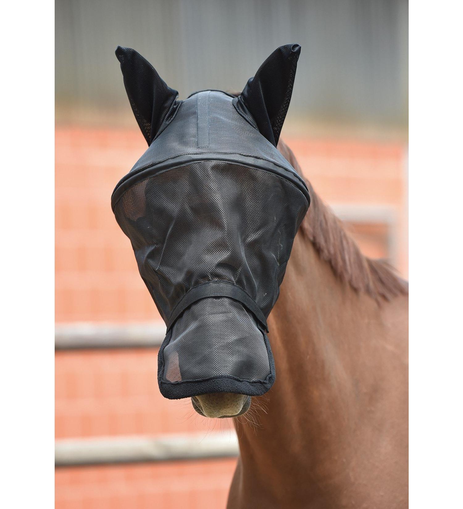 BUSSE Fly Mask Fly Professional black warmblood